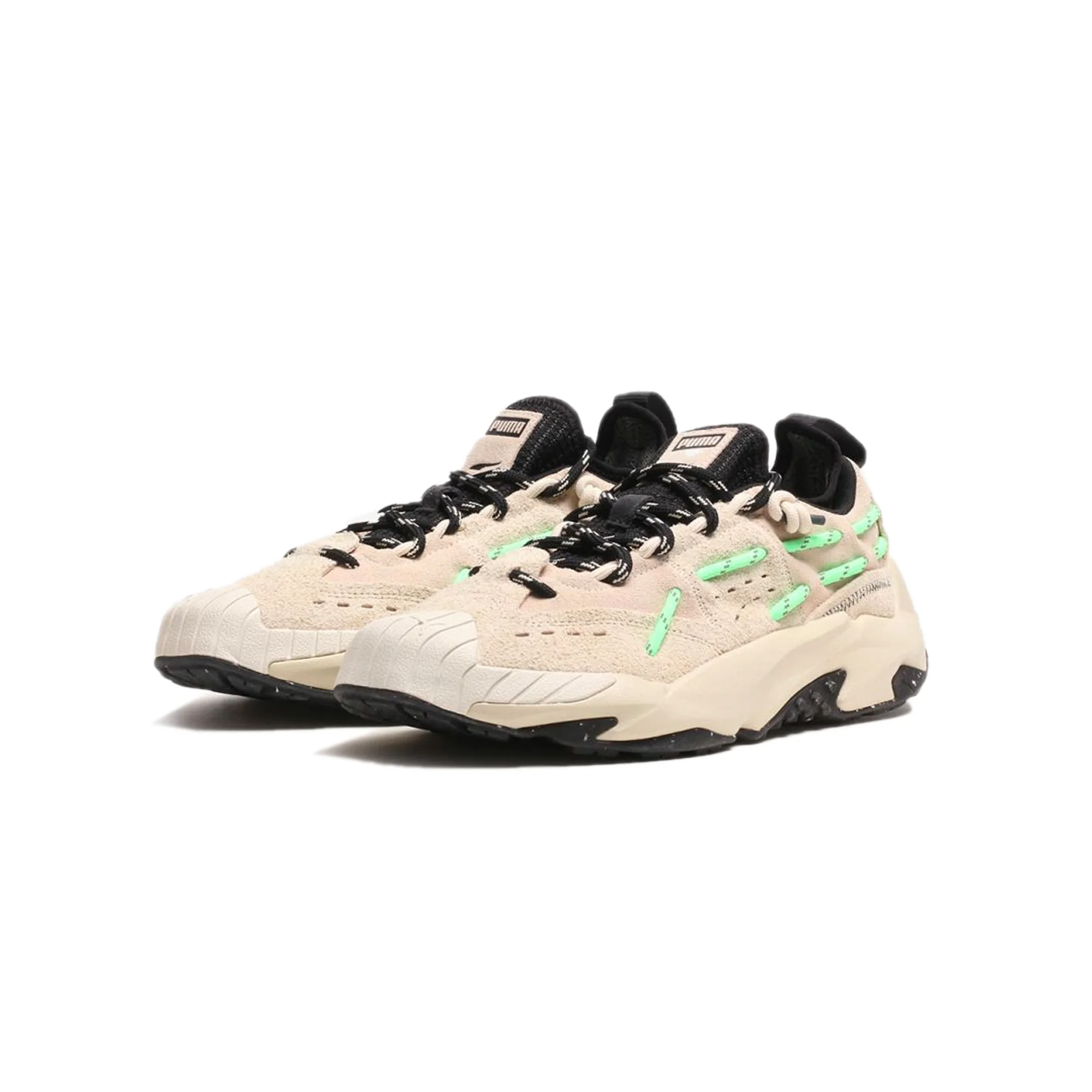 Puma Mens Plexus 'Elektro Green' Shoes - Image 2