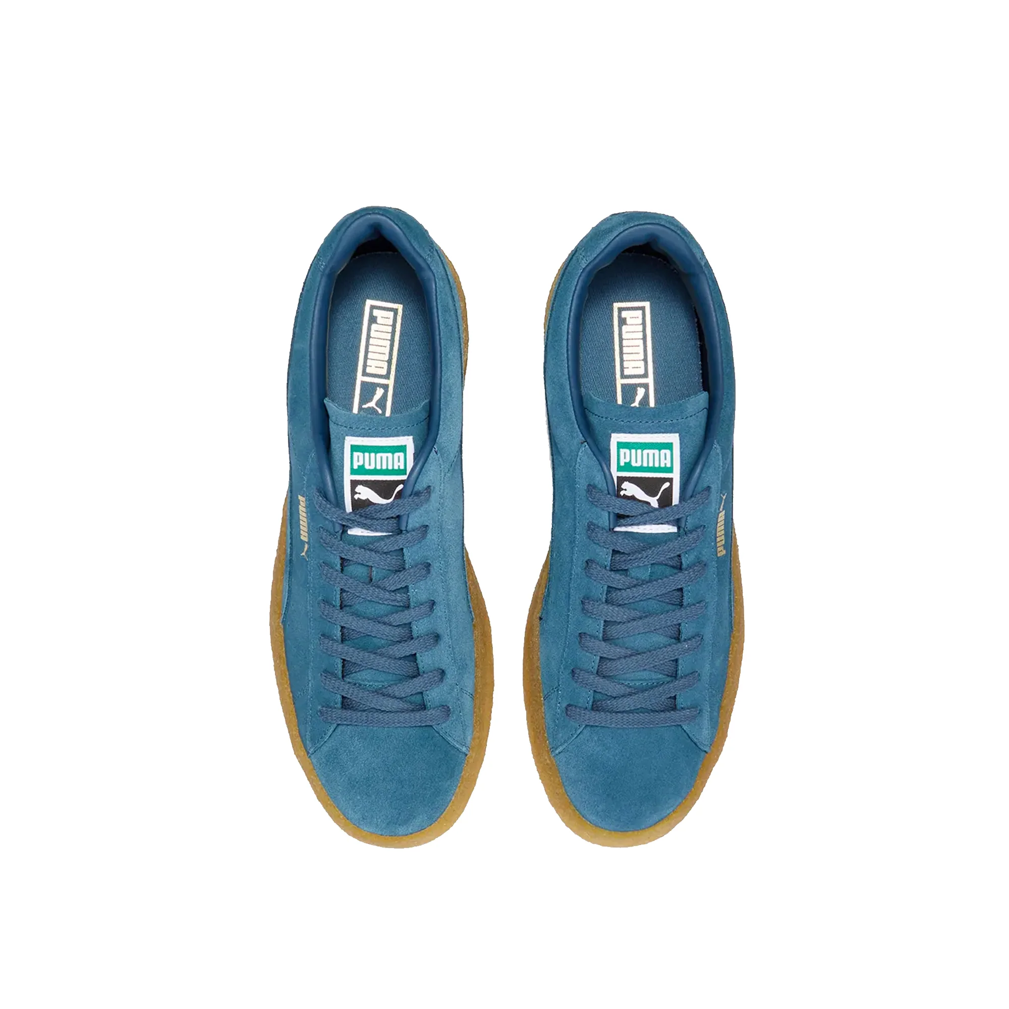 Puma Mens Suede Crepe Shoes 'Intense Blue' - Image 4