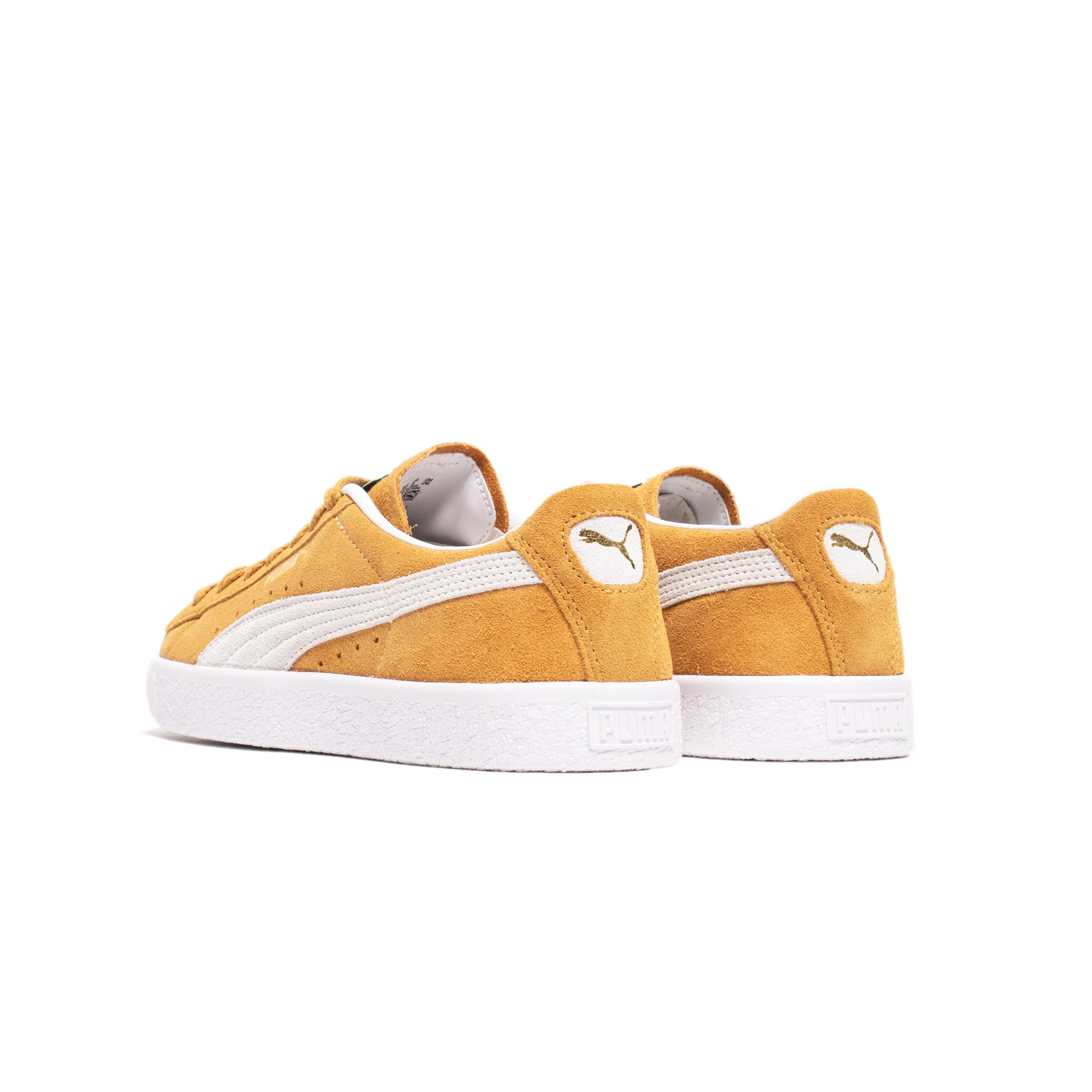 Puma Mens 'Honey Mustard' Suede VTG Shoes - Image 3