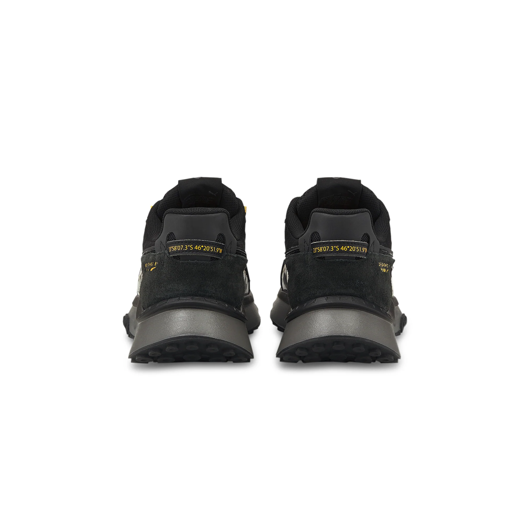 Puma Mens Wild Rider Blk NJR Shoes 'Puma Black' - Image 3