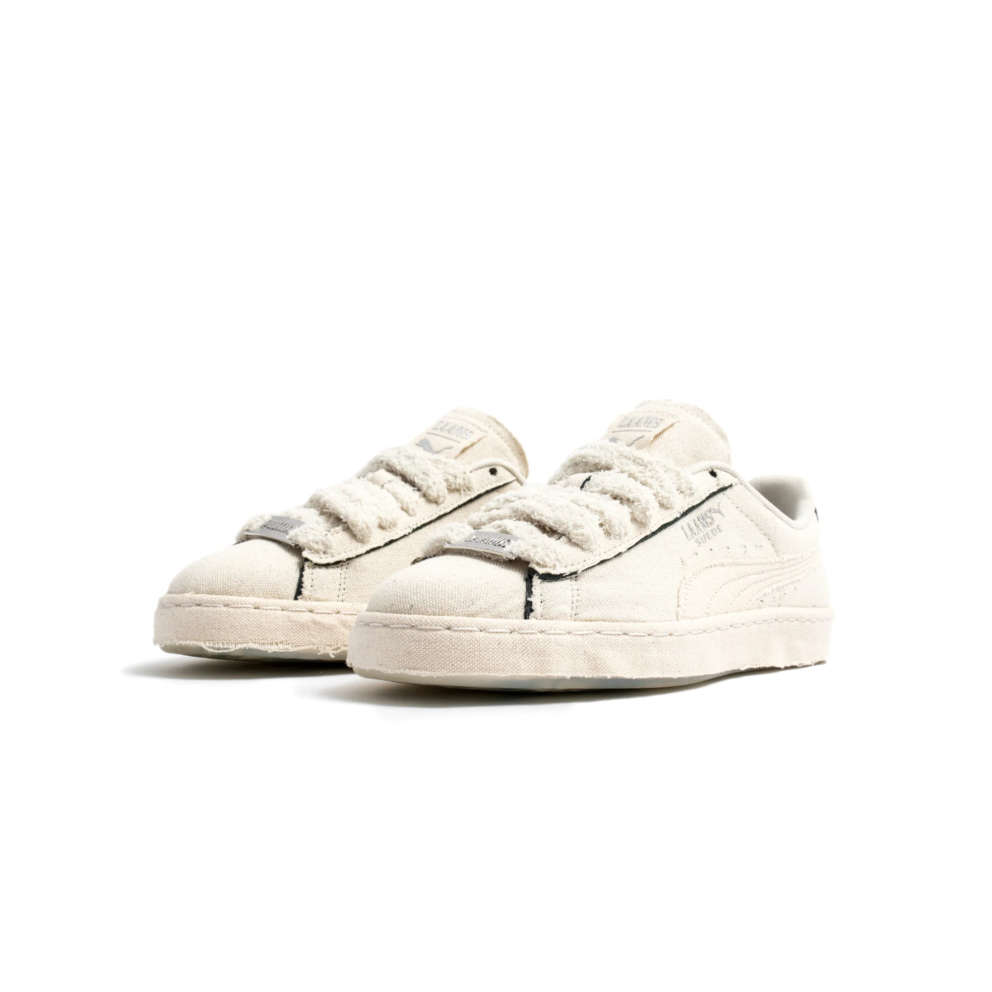 Puma x Laams Mens Suede Blank Canvas Shoes - Image 2