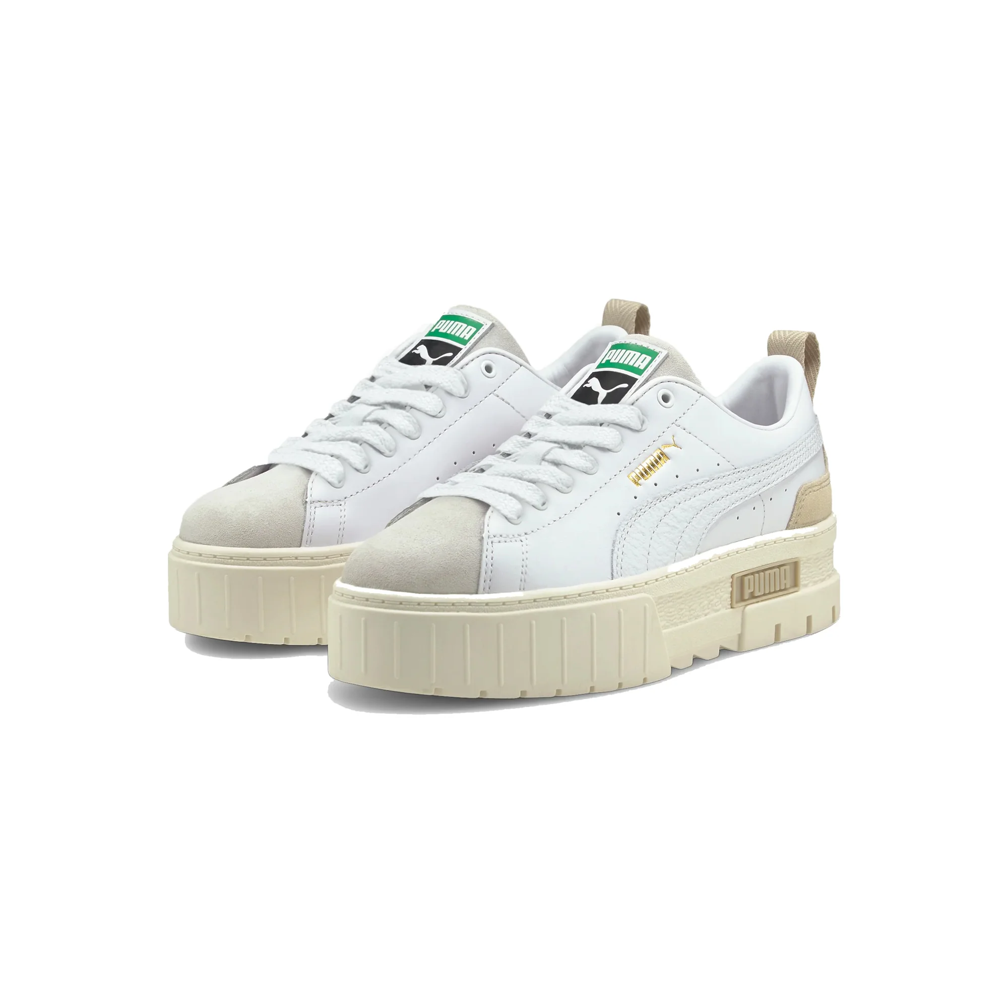 Puma Womens Mayze PRM Shoes 'Puma White' - Image 2