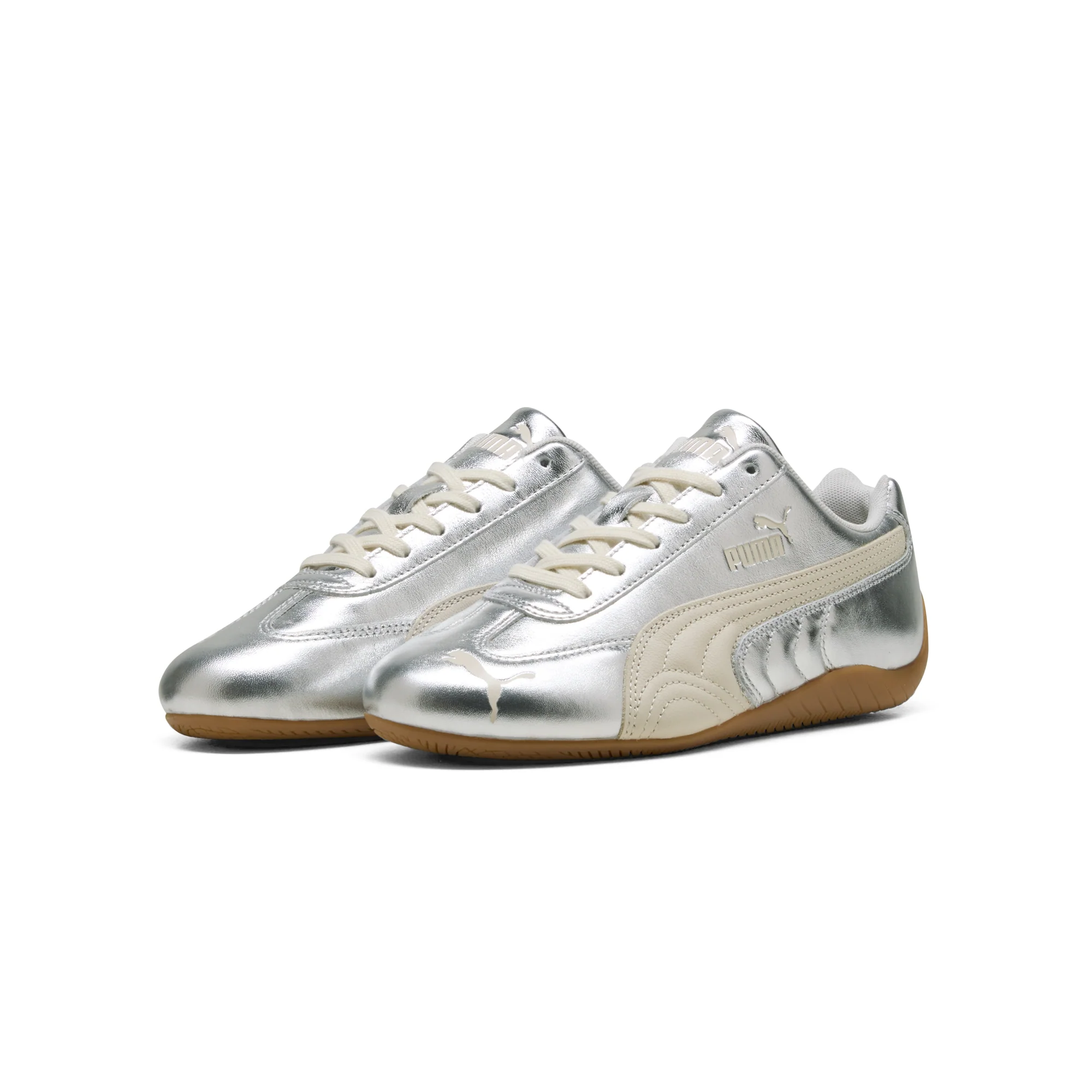 Puma Womens Speedcat Silver Shoes - Image 2