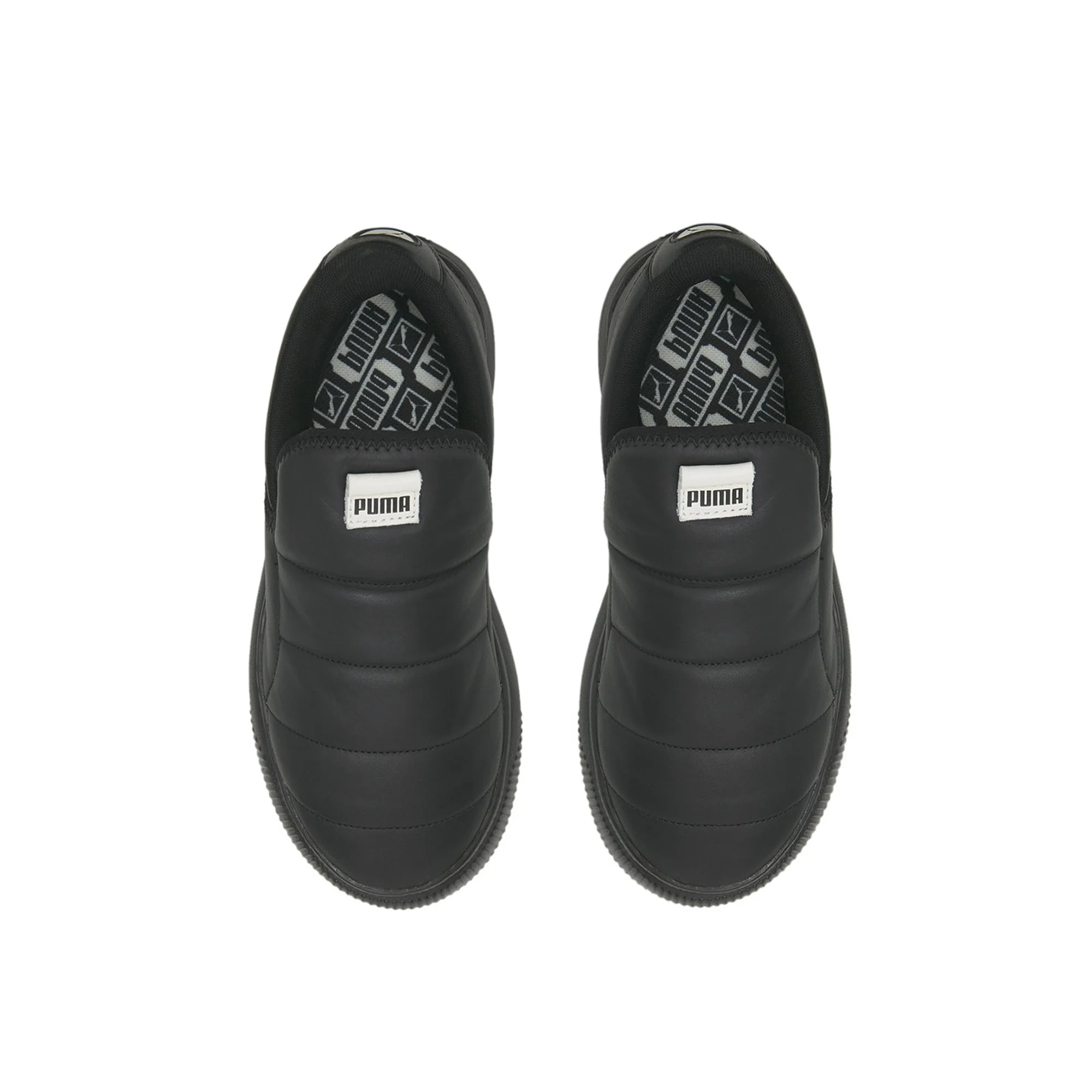 Puma Womens Suede Mayu Slip-On Ilth Wns Shoes 'Puma Black-Pristine' - Image 4