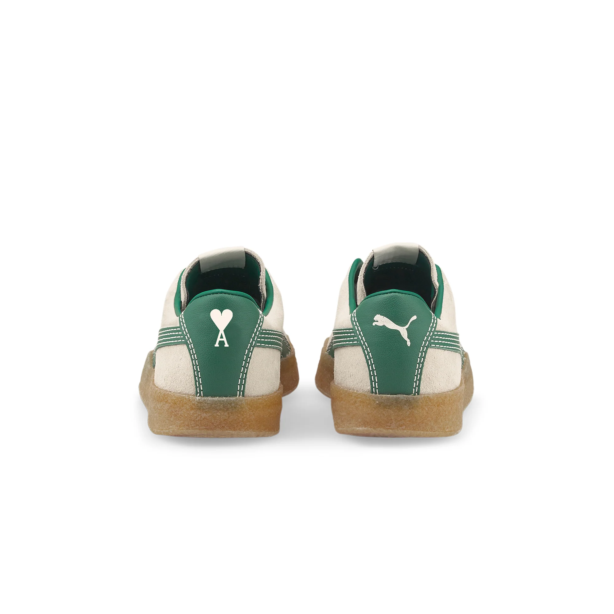 Puma Mens Suede Crepe Ami Shoes 'Pristine' - Image 3
