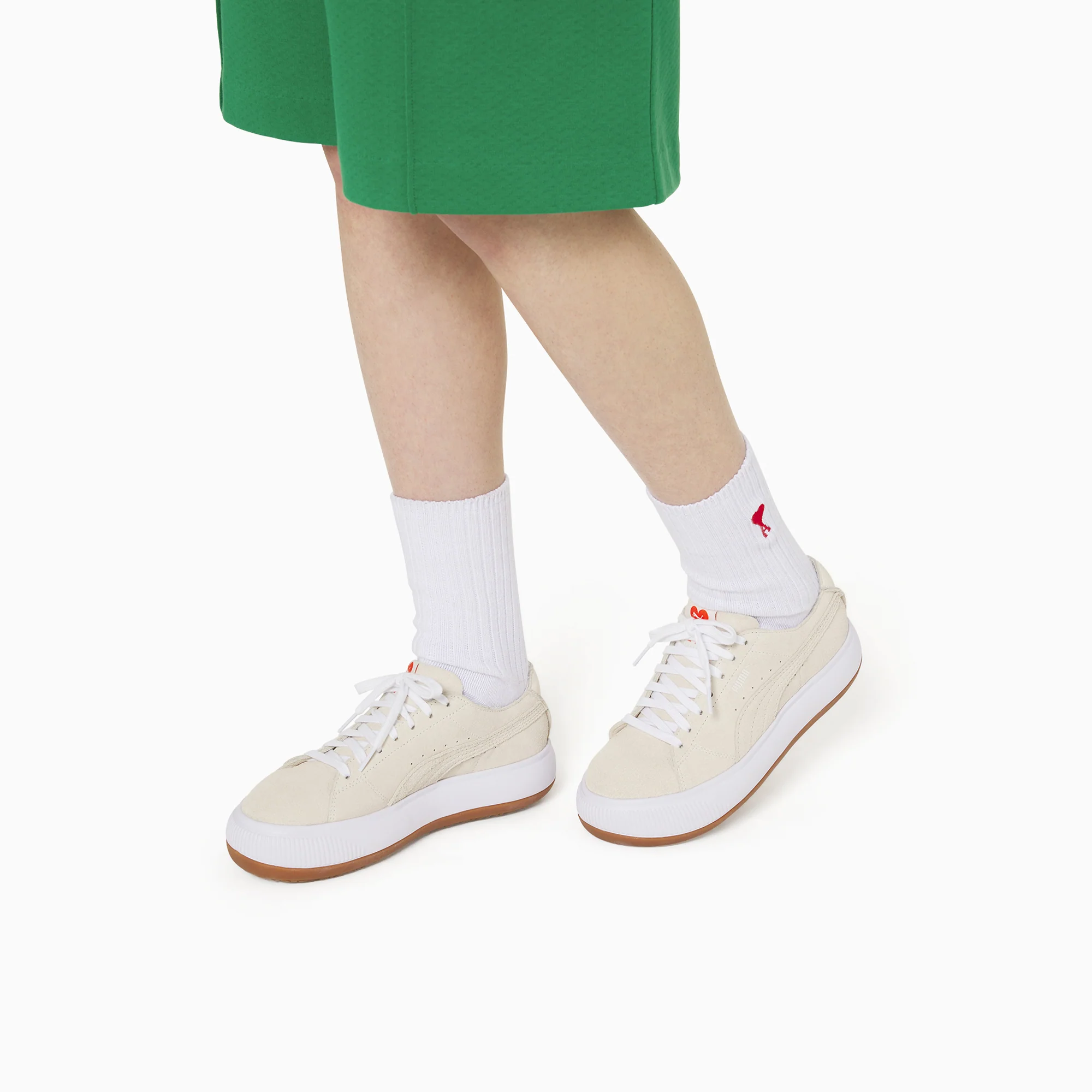 Puma X AMI Womens Suede Mayu Deconstructed Sjpes - Image 4
