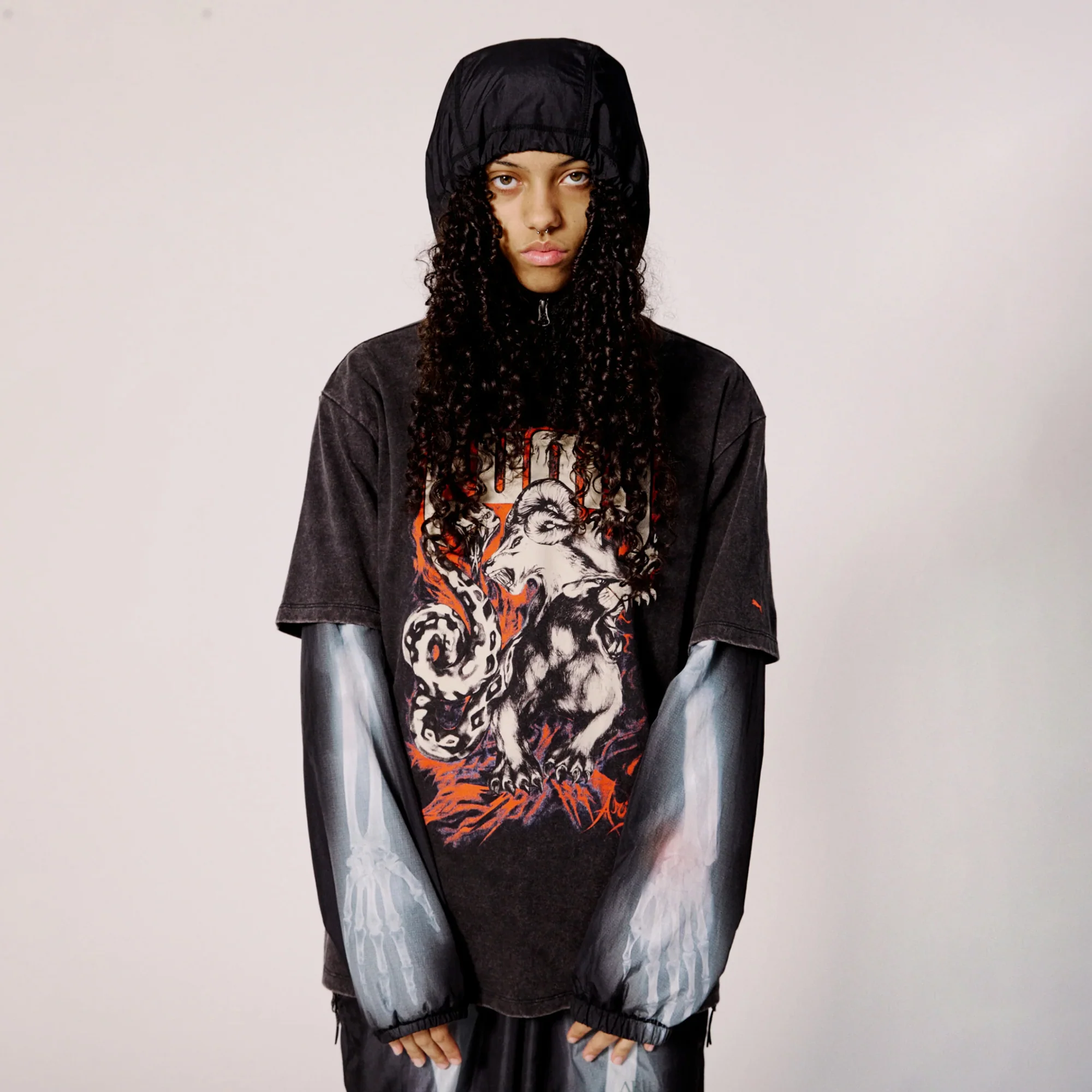 Puma x Aries Mens Graphic Tee - Image 2
