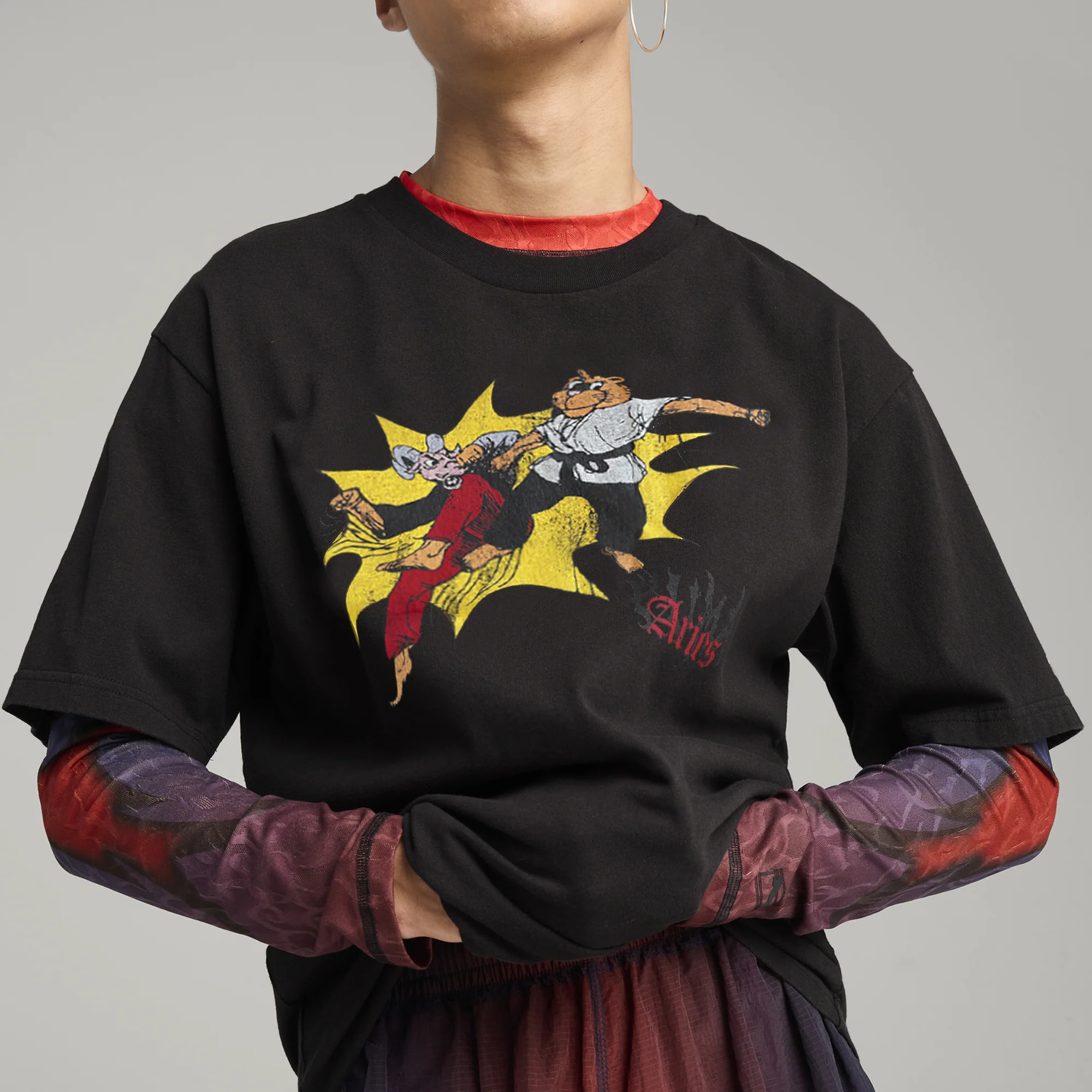 Puma x Aries Mens Graphic Tee - Image 4