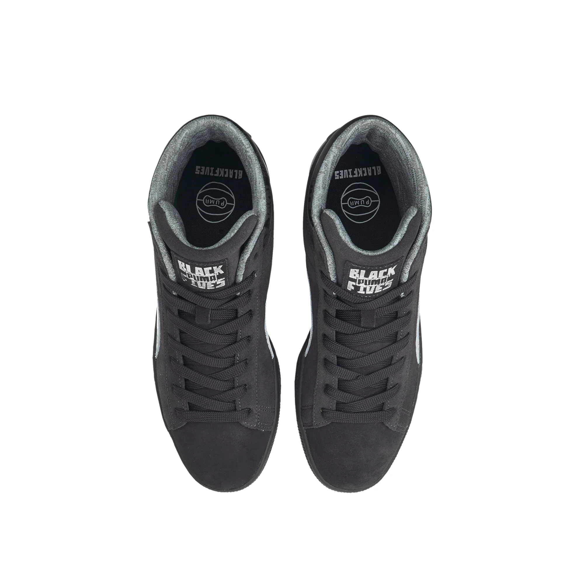 Puma Mens Suede Classic Mix x Black Fives Shoes 'Phanton Black-Puma White' - Image 3