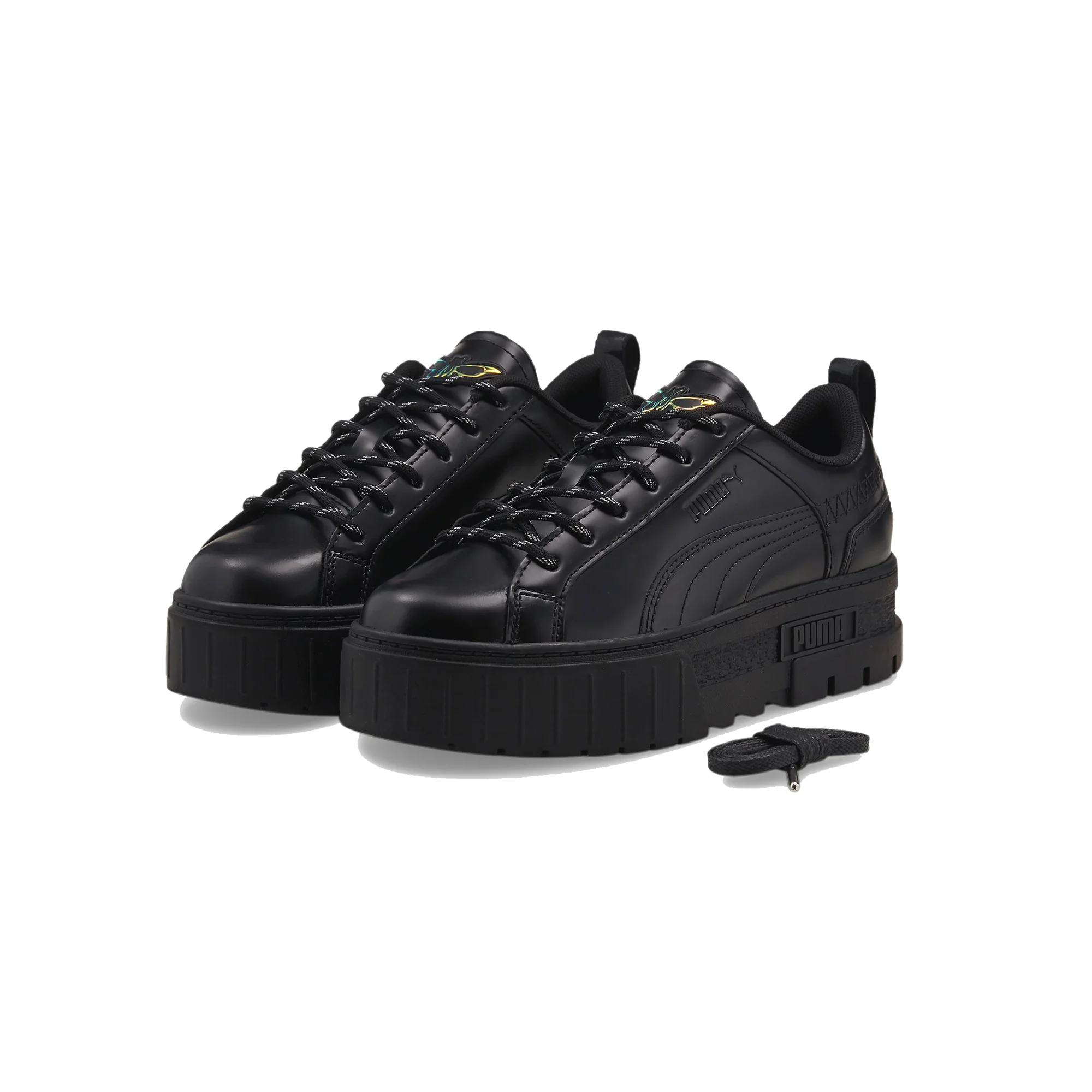 Puma x Dua Lipa Womens Mayze Flutur 'Puma Black' - Image 2