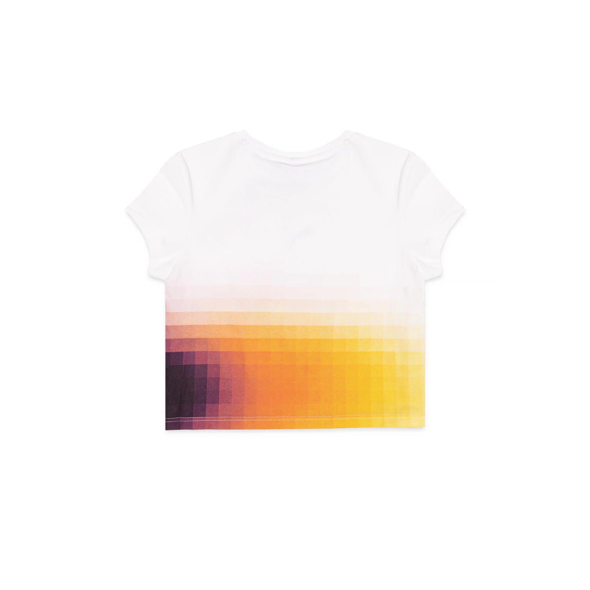 Puma x Felipe Pantone Womens Cropped Tee 'Puma White' - Image 2