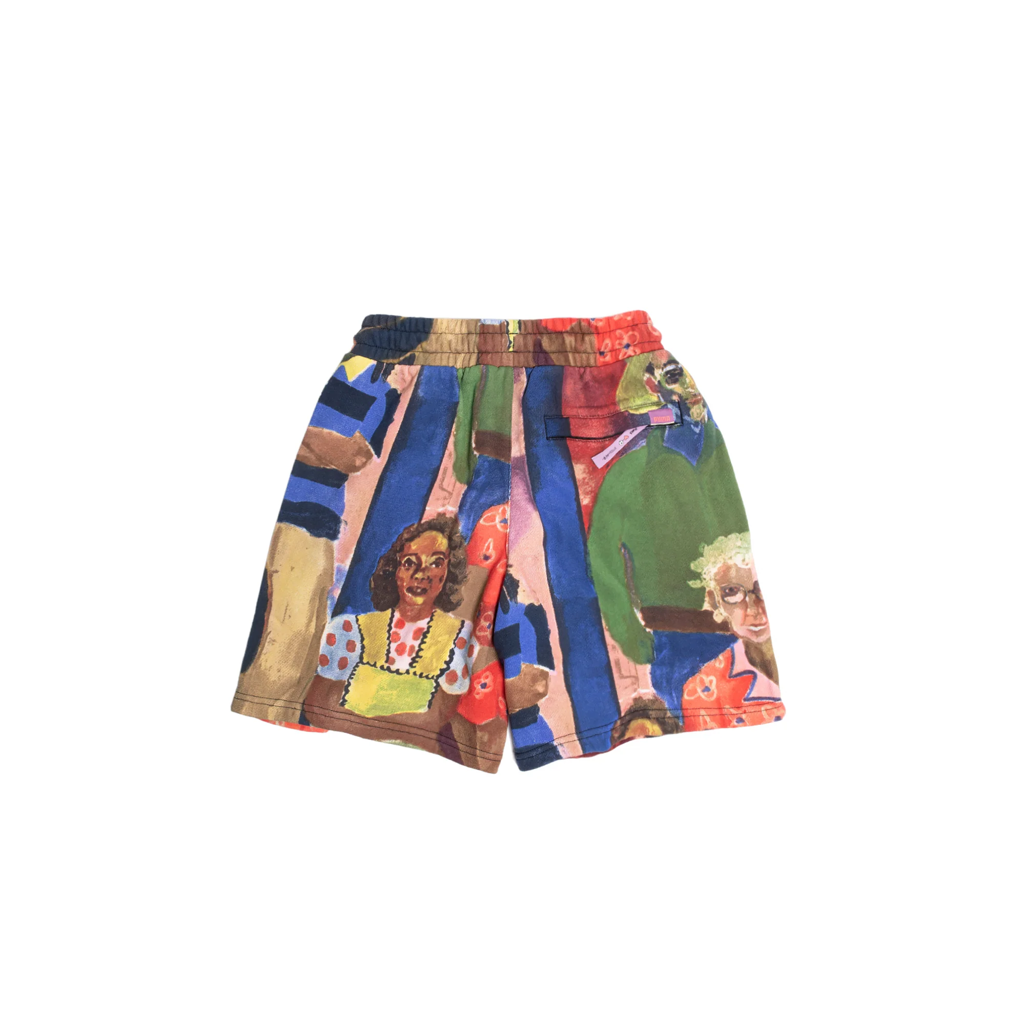 Puma x Kidsuper Studios Men AOP Shorts 'Puma Blanc AOP' - Image 2