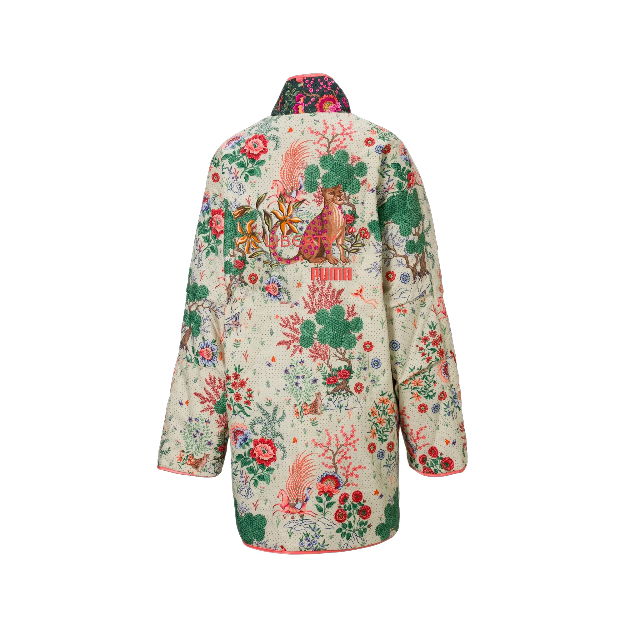 Puma x Liberty Womens Kimono 'Green Gables AOP' - Image 4