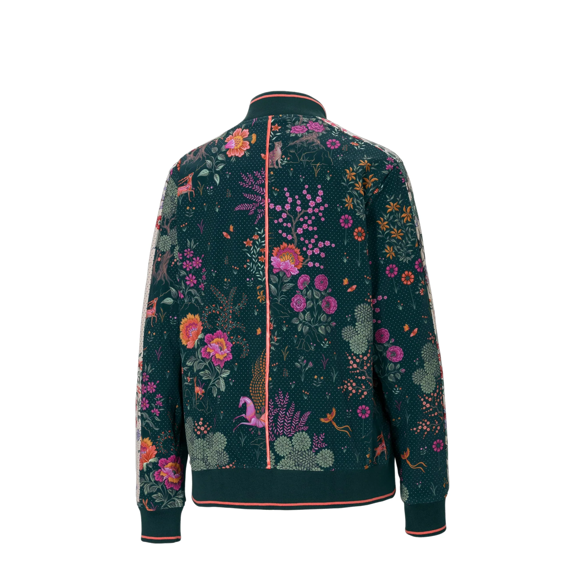 Puma x Liberty Womens Track Top 'Green Gables AOP' - Image 2