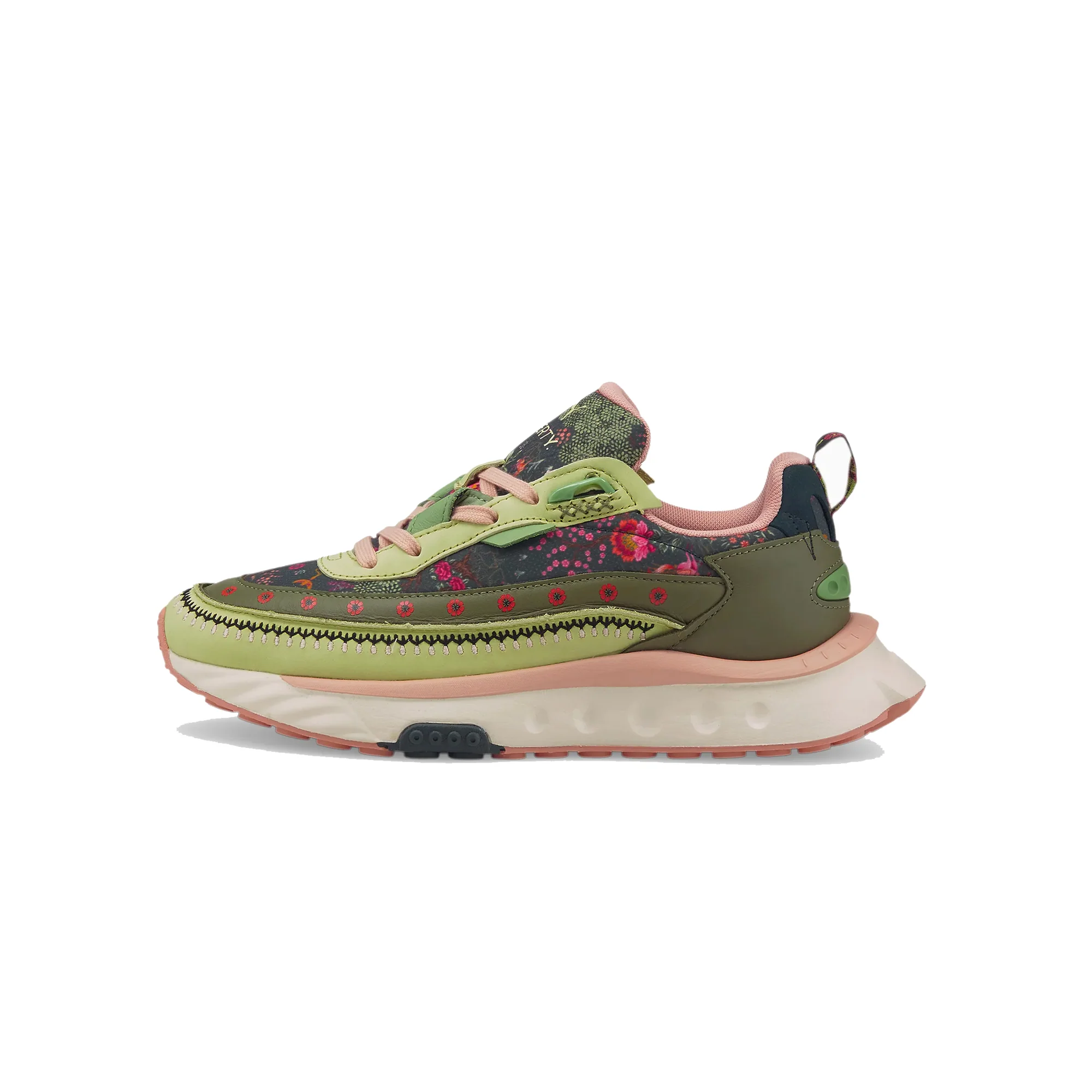 Puma x Liberty Womens Wild Rider 2 Shoes 'Beechnut-Olivine'