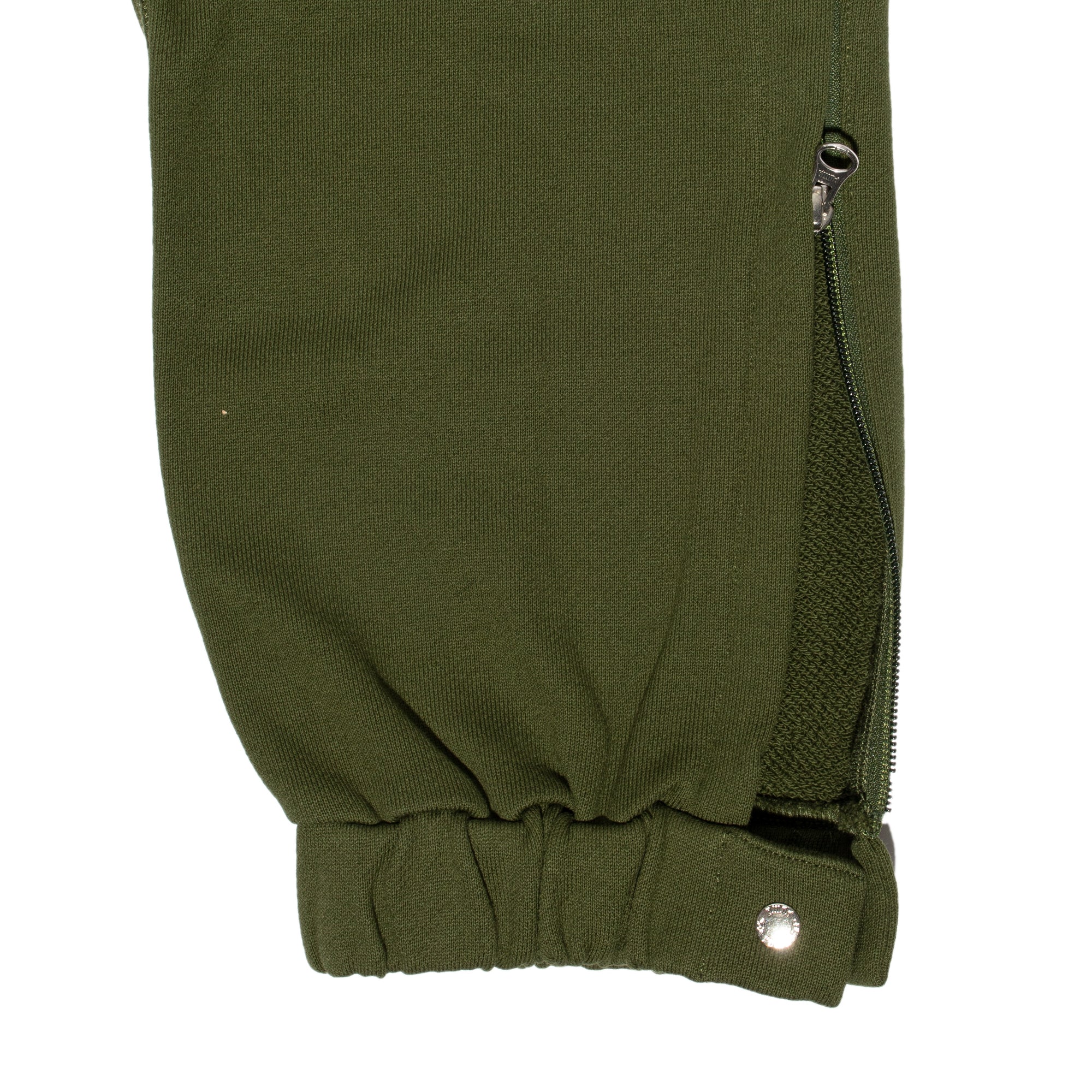 Puma x Maison Kitsune Mens Sweatpants 'Rifle Green' - Image 4