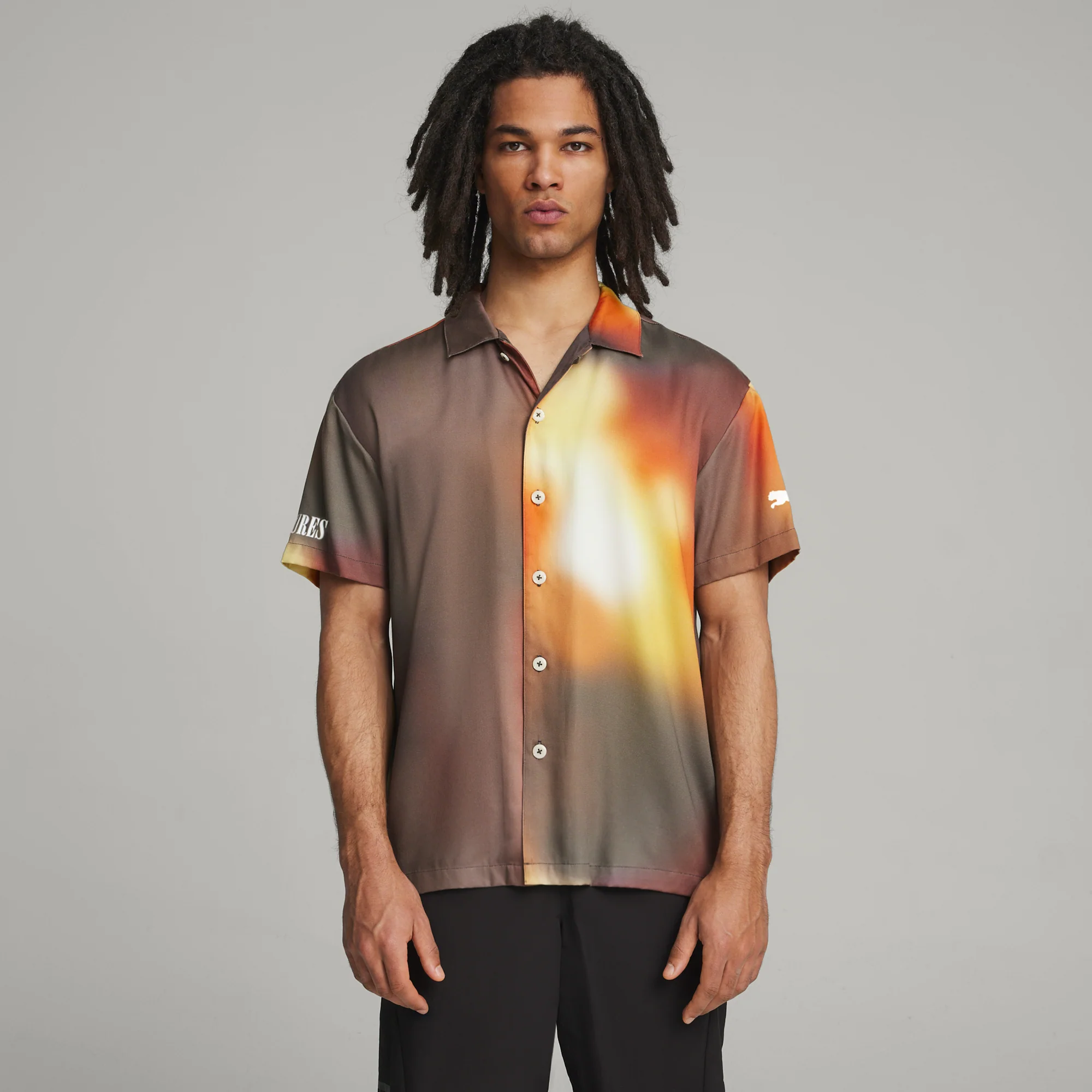 Puma x Pleasures Mens AOP Shirt - Image 2
