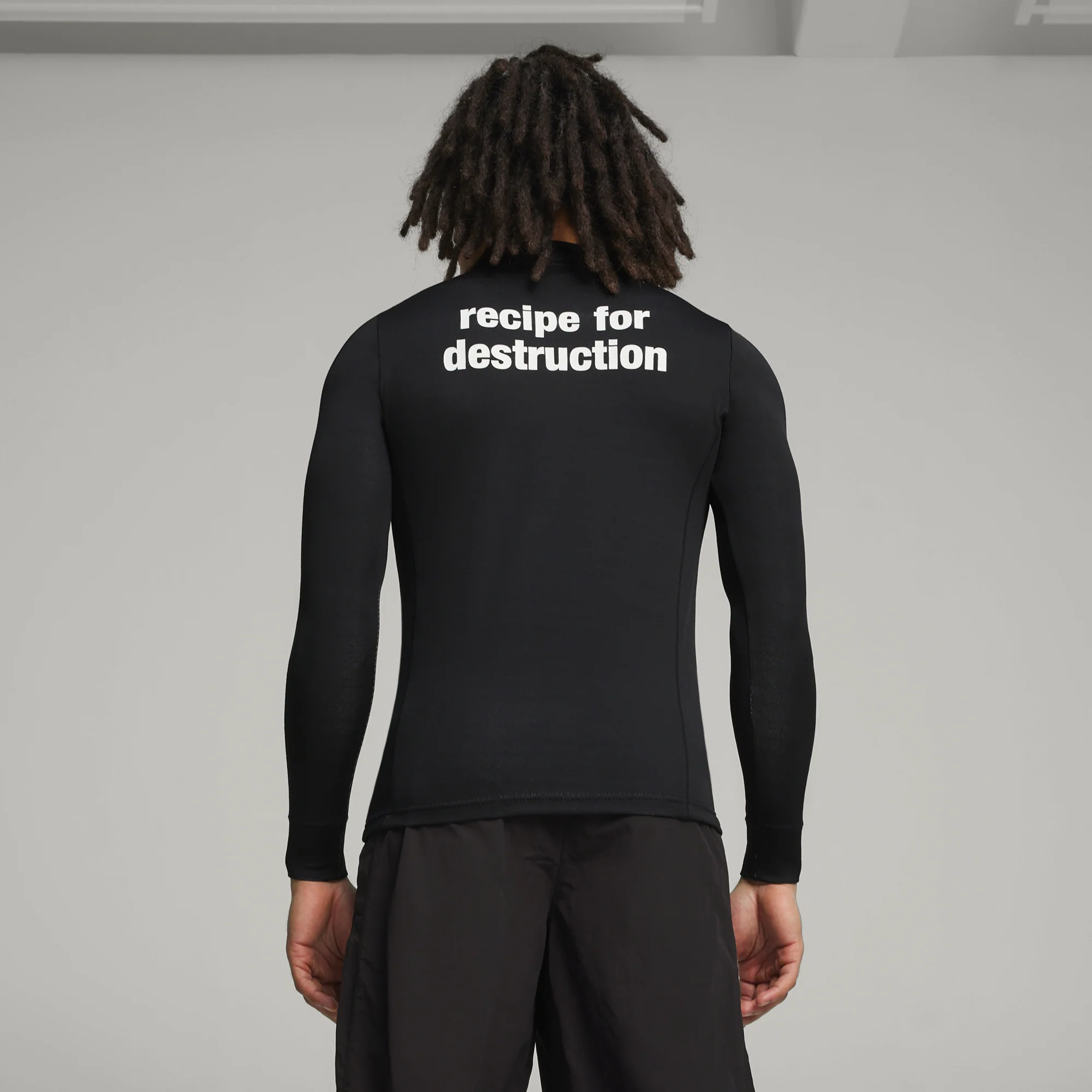 Puma x Pleasures Mens Base Layer LS Tee - Image 3