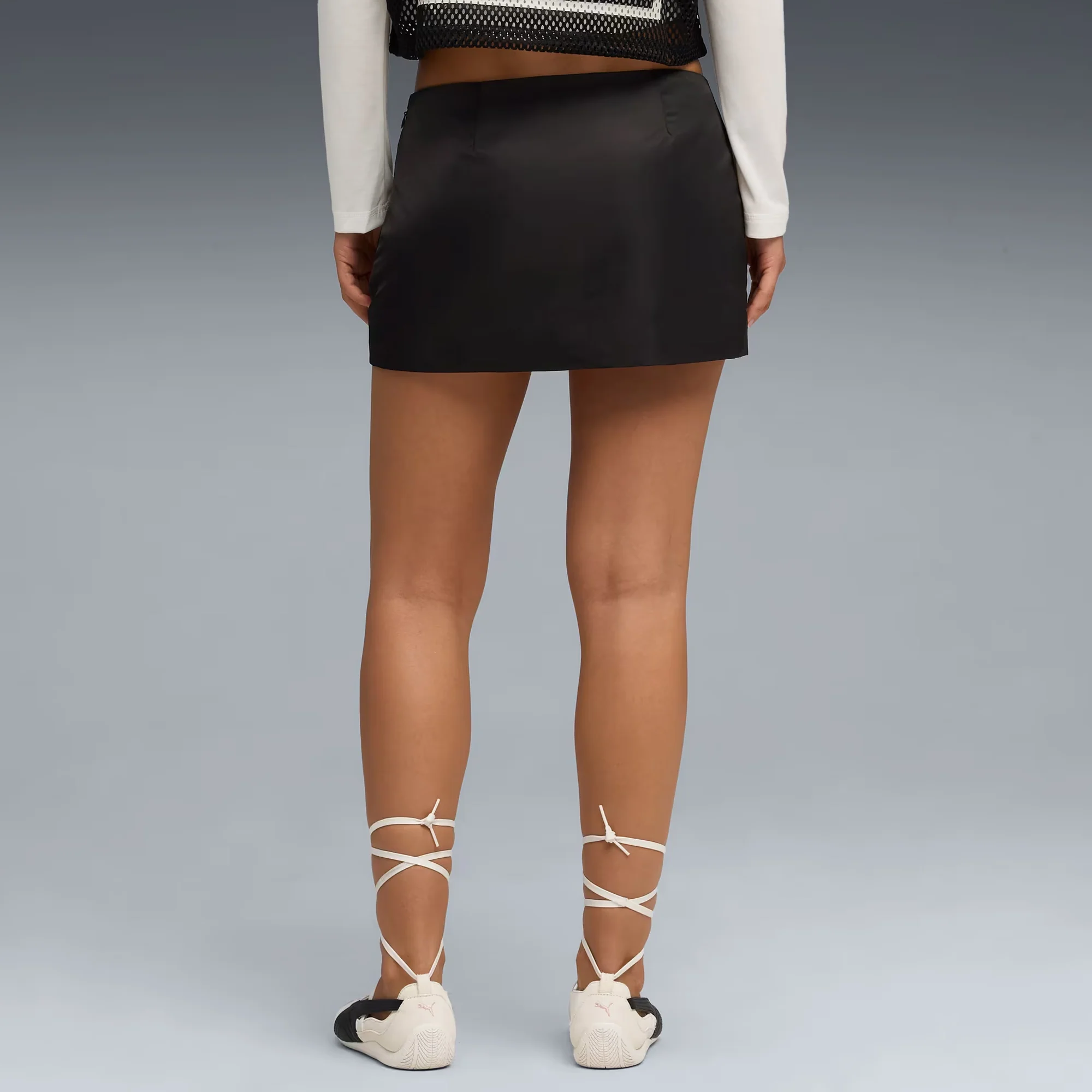 Puma x Rosé Womens Slim Micro Mini Skirt - Image 3