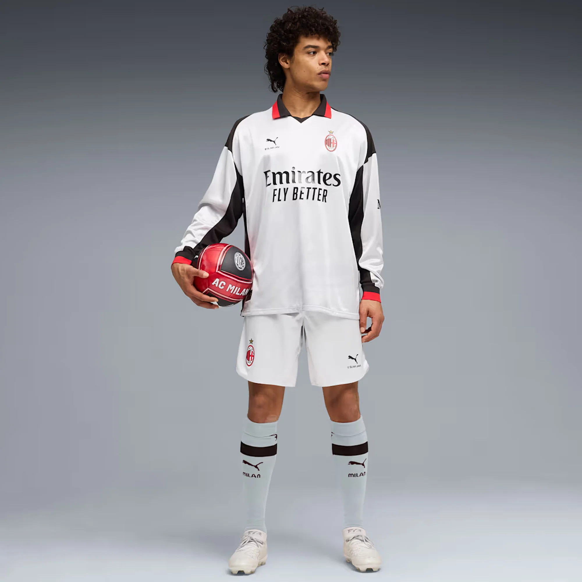 Puma x AC Milan x Slam Jam Mens Shorts - Image 4