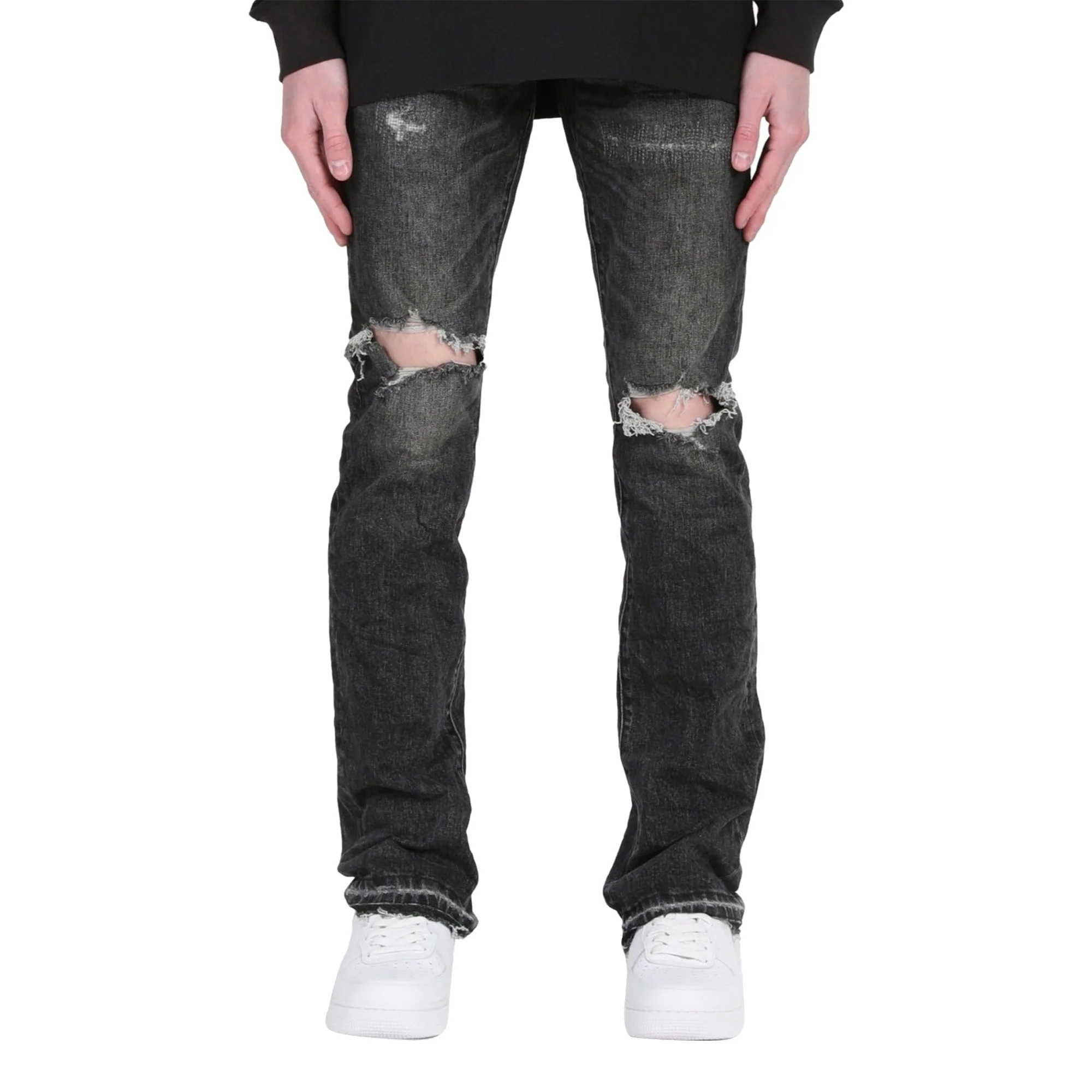 Purple Brand Mens Blowout Released Hem Jeans - Image 2