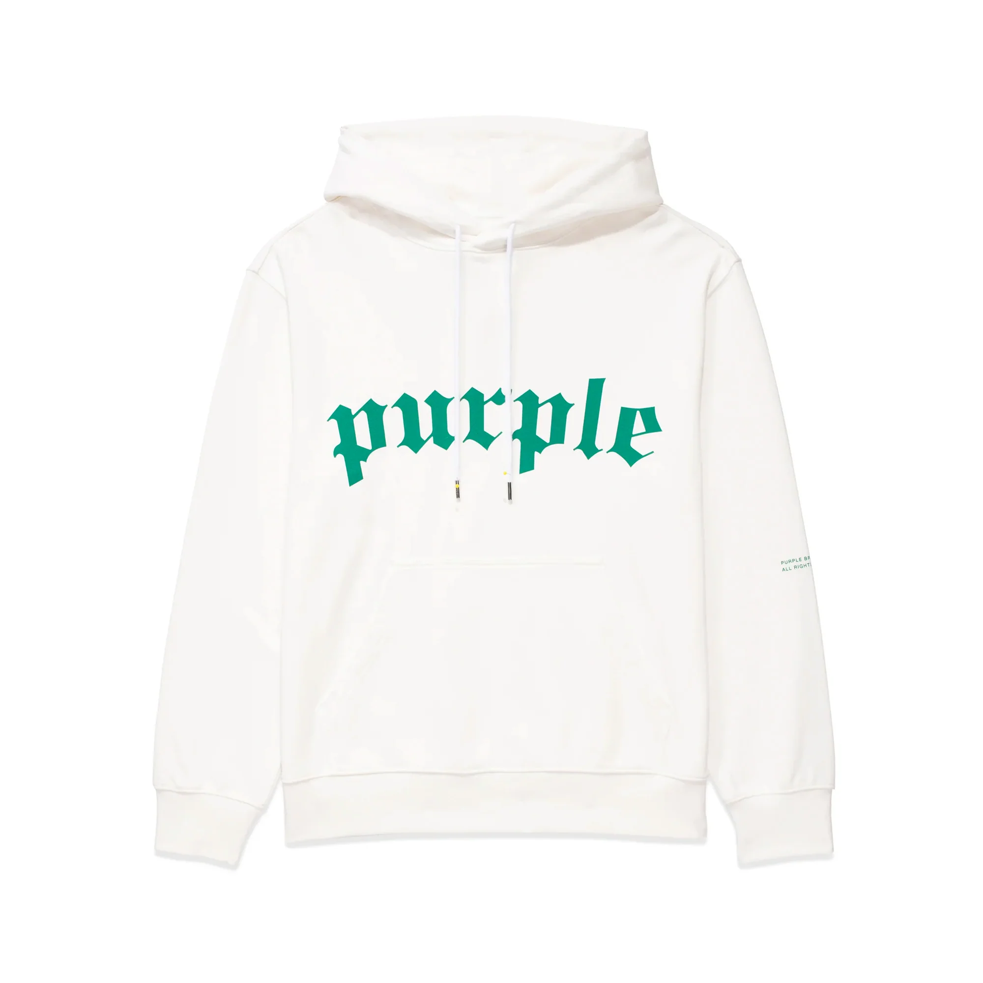 Purple Brand Mens Gothic Arch French Terry Pullover Hoodie