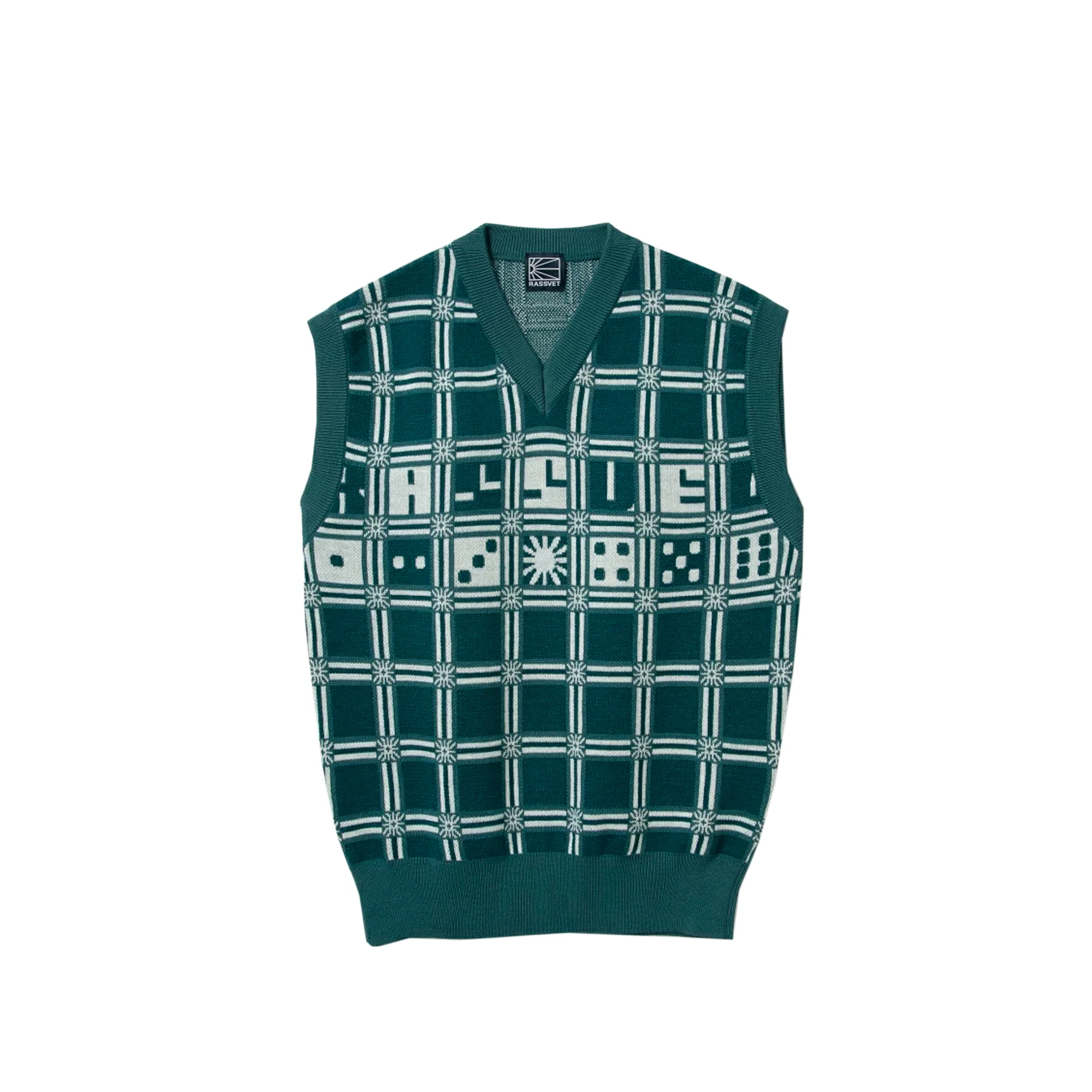 Rassvet Mens Card Suite Sleeveless Jumper