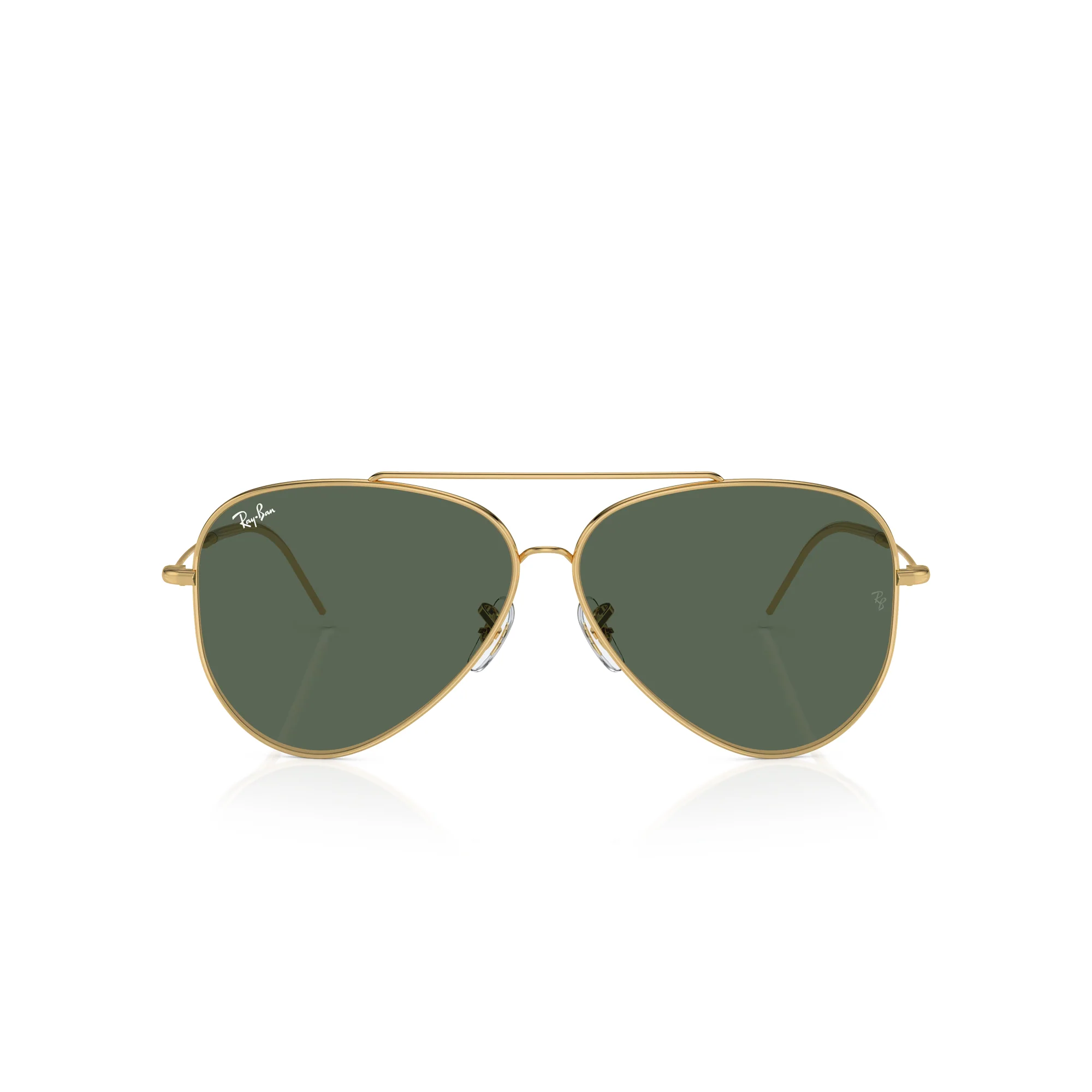 Ray-Ban Aviator Reverse Arista W/ Dark Green Sunglasses