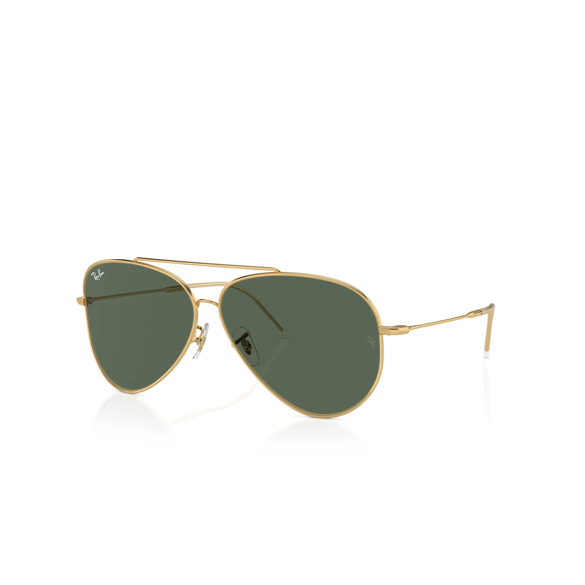 Ray-Ban Aviator Reverse Arista W/ Dark Green Sunglasses - Image 2