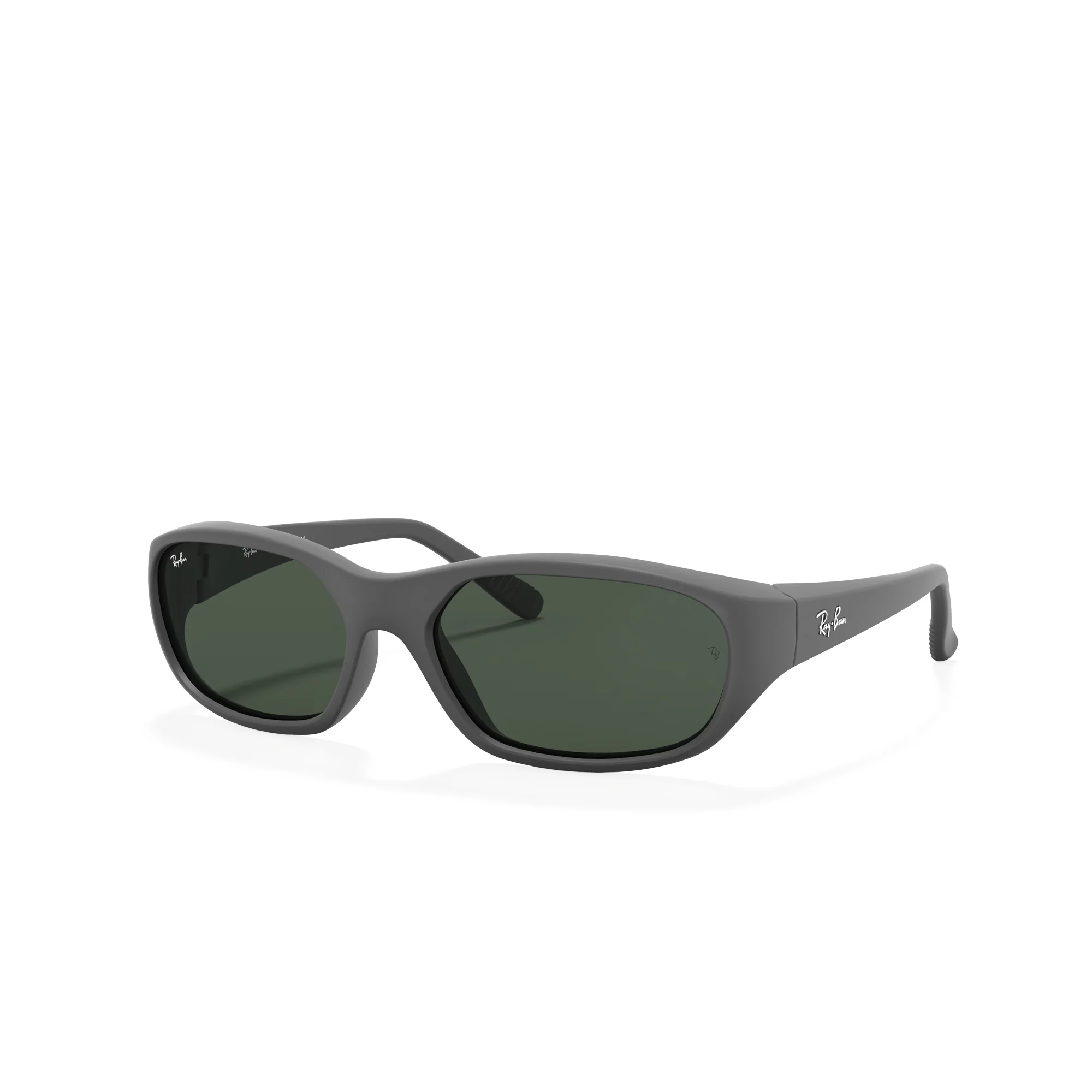 Ray-Ban Daddy-O Rubber Black W/ Dark Green Sunglasses - Image 2
