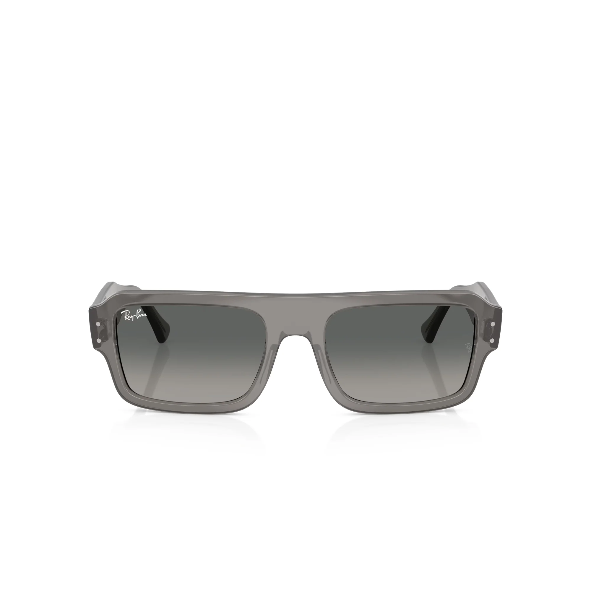 RAY-BAN Lukas Transparent Grey W/ Gradient Grey Sunglasses