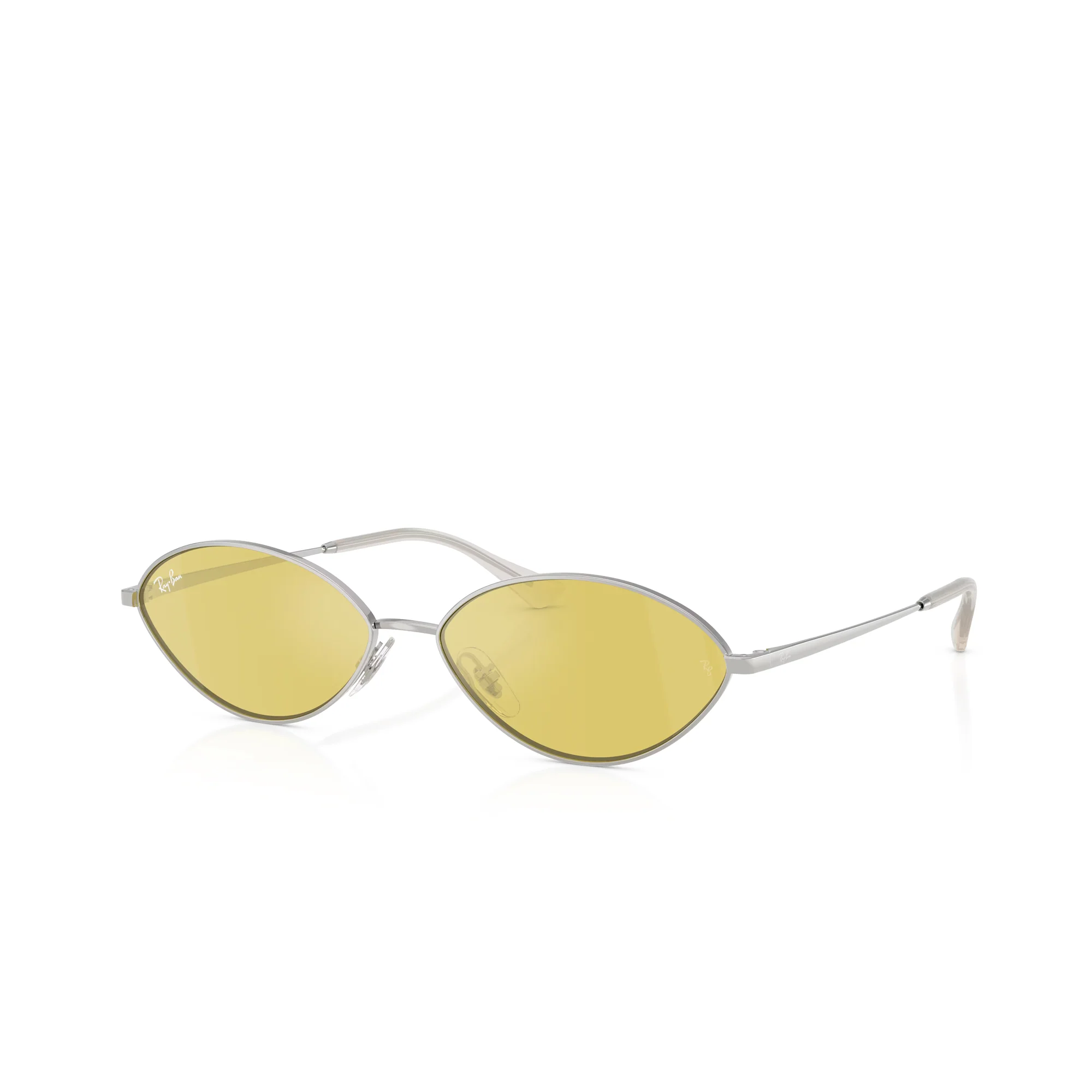 RAY-BAN Kai Silver W/ Yellow Mirror Flash Gold Sunglasses - Image 2