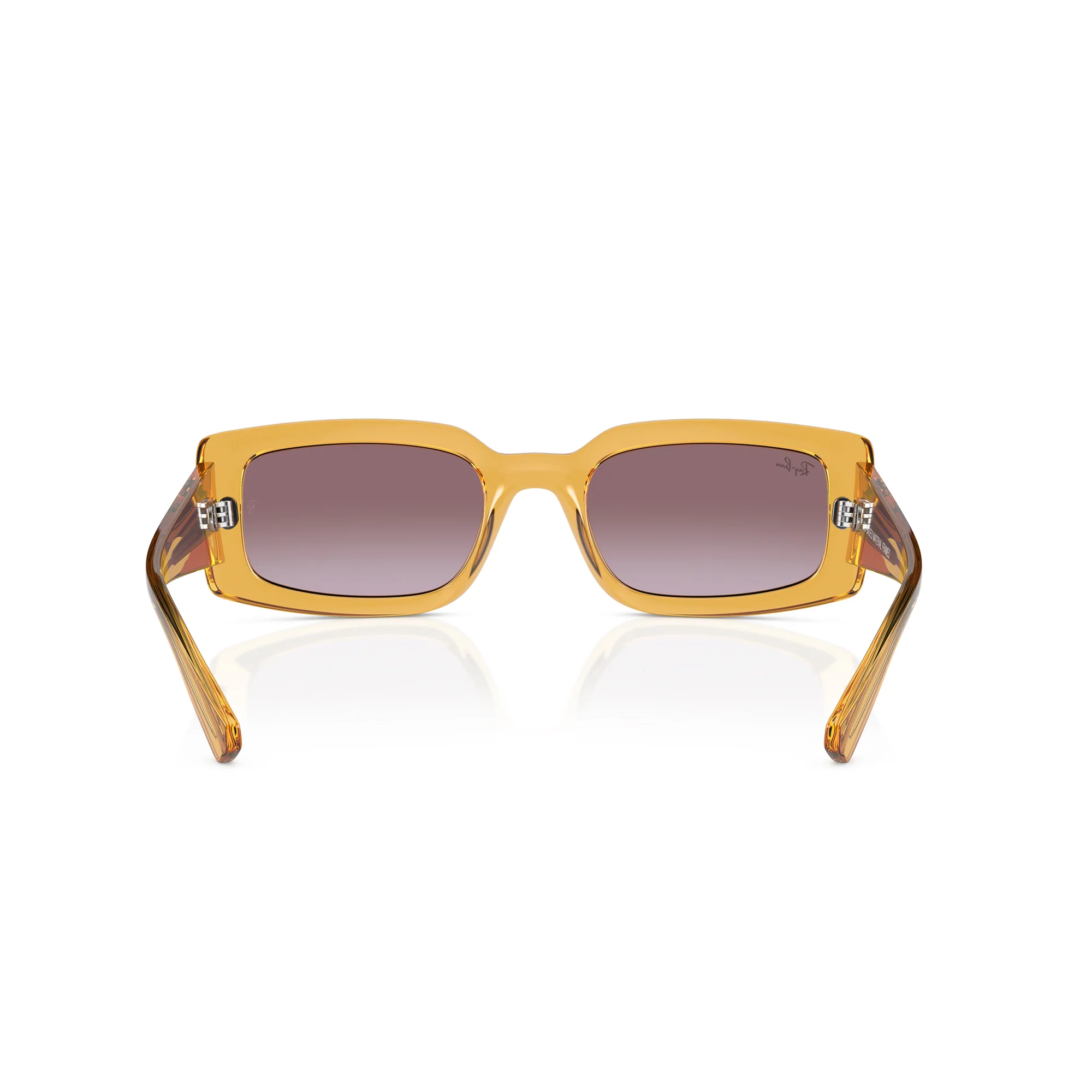 Ray-Ban Kiliane Transparent Yellow W/ Gradient Violet Sunglasses - Image 4