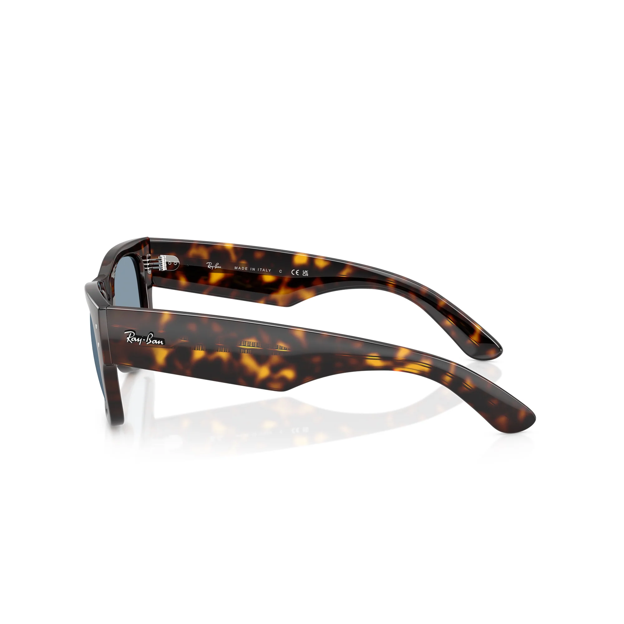RAY-BAN Mega Wayfarer Havana W/ Blue Sunglasses - Image 3