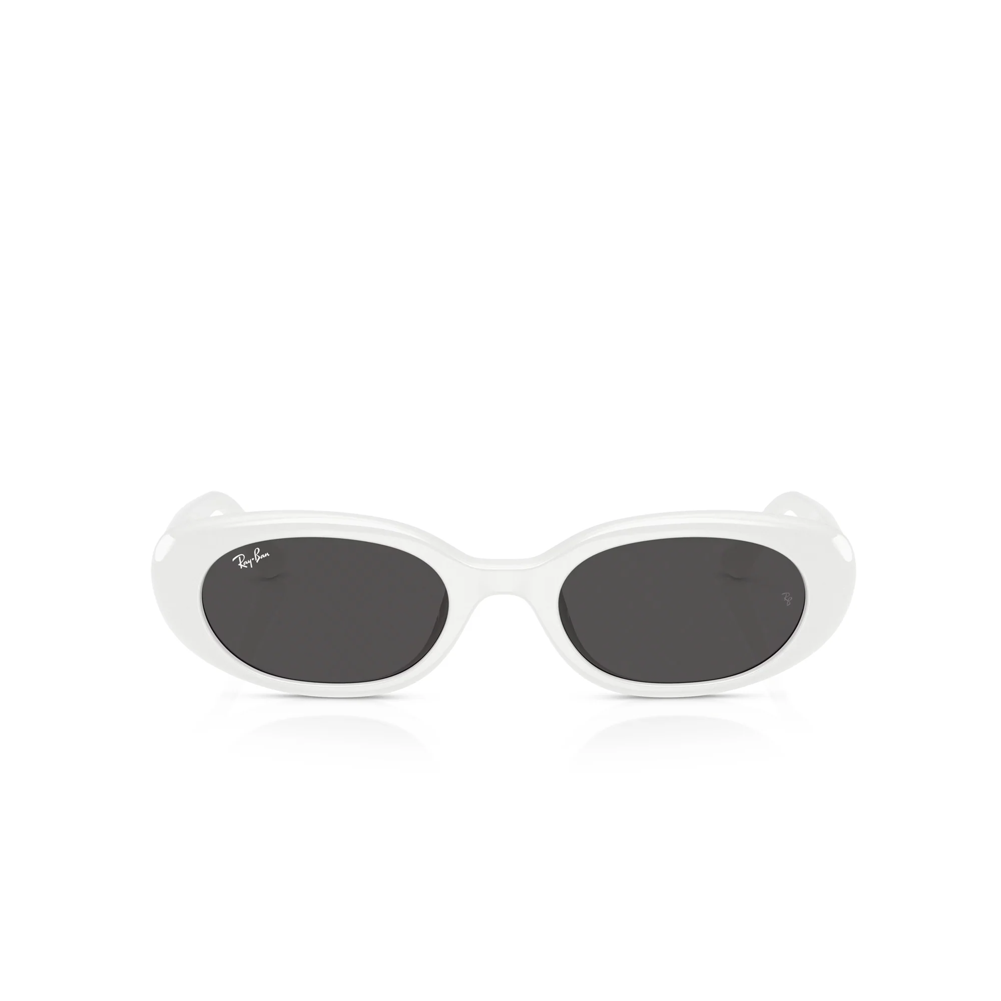 RAY-BAN RB4441D Polished White W/ Dark Grey Sunglasses