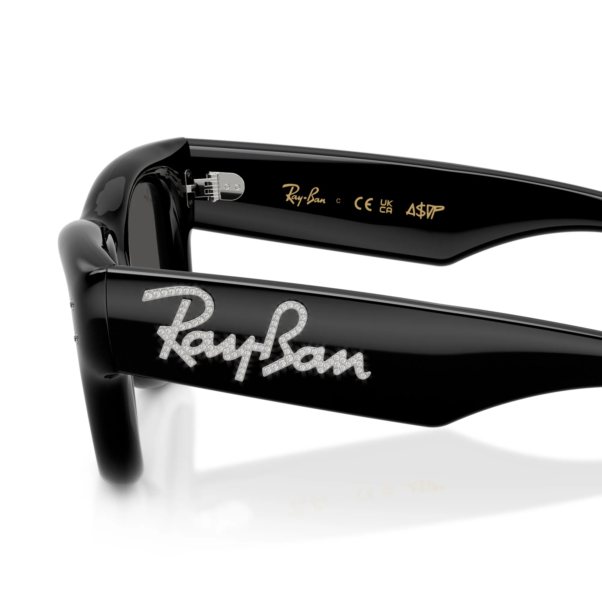 Ray-Ban x A$AP Rocky x Swarovski Wayfarer Puffer Sunglasses - Image 3