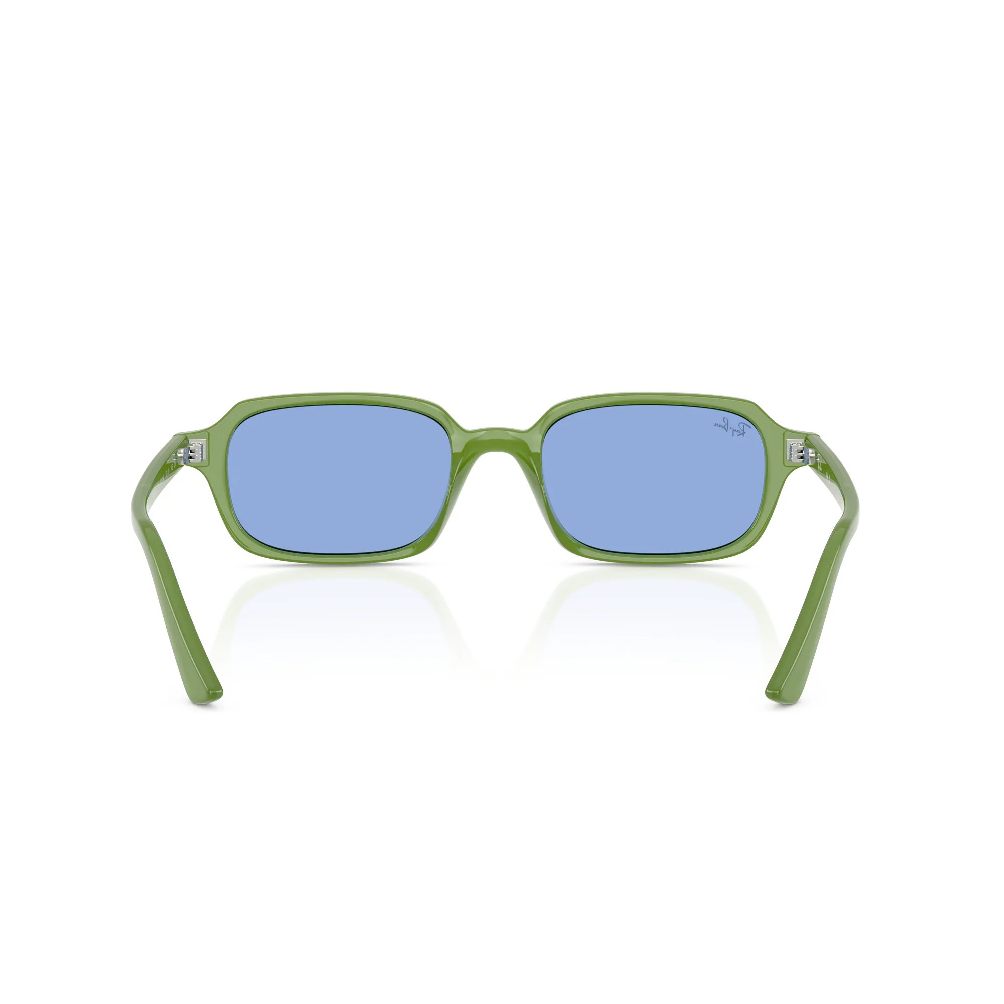 RAY-BAN Zuri Cloudy Jungle Green W/ Blue Sunglasses - Image 4
