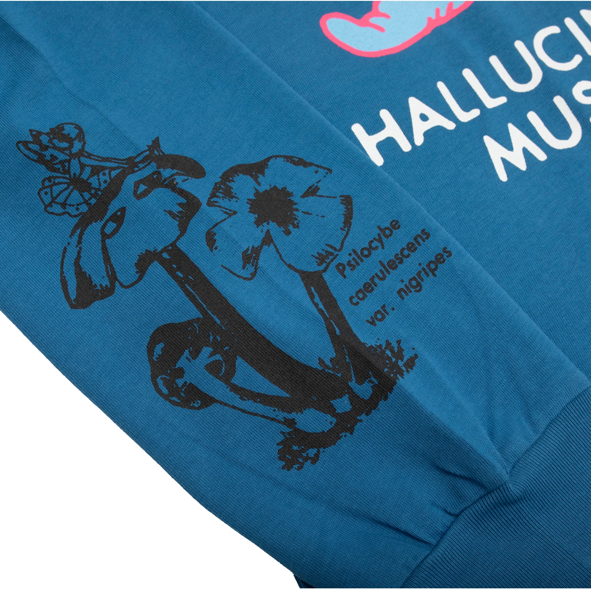 Real Bad Man Mens Hallucinogenic Wiz LS Tee - Image 3