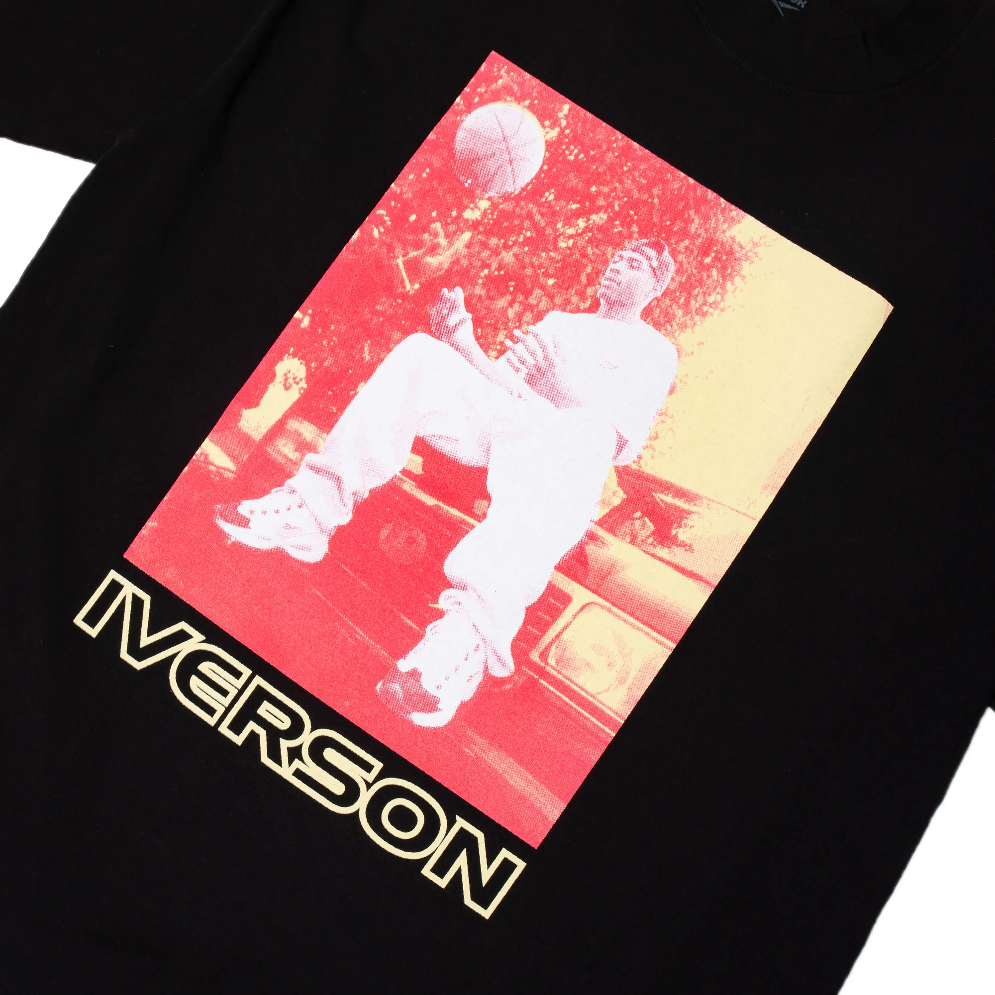 Reebok Allen Iverson Hot Colors T-Shirt in Black - Image 2