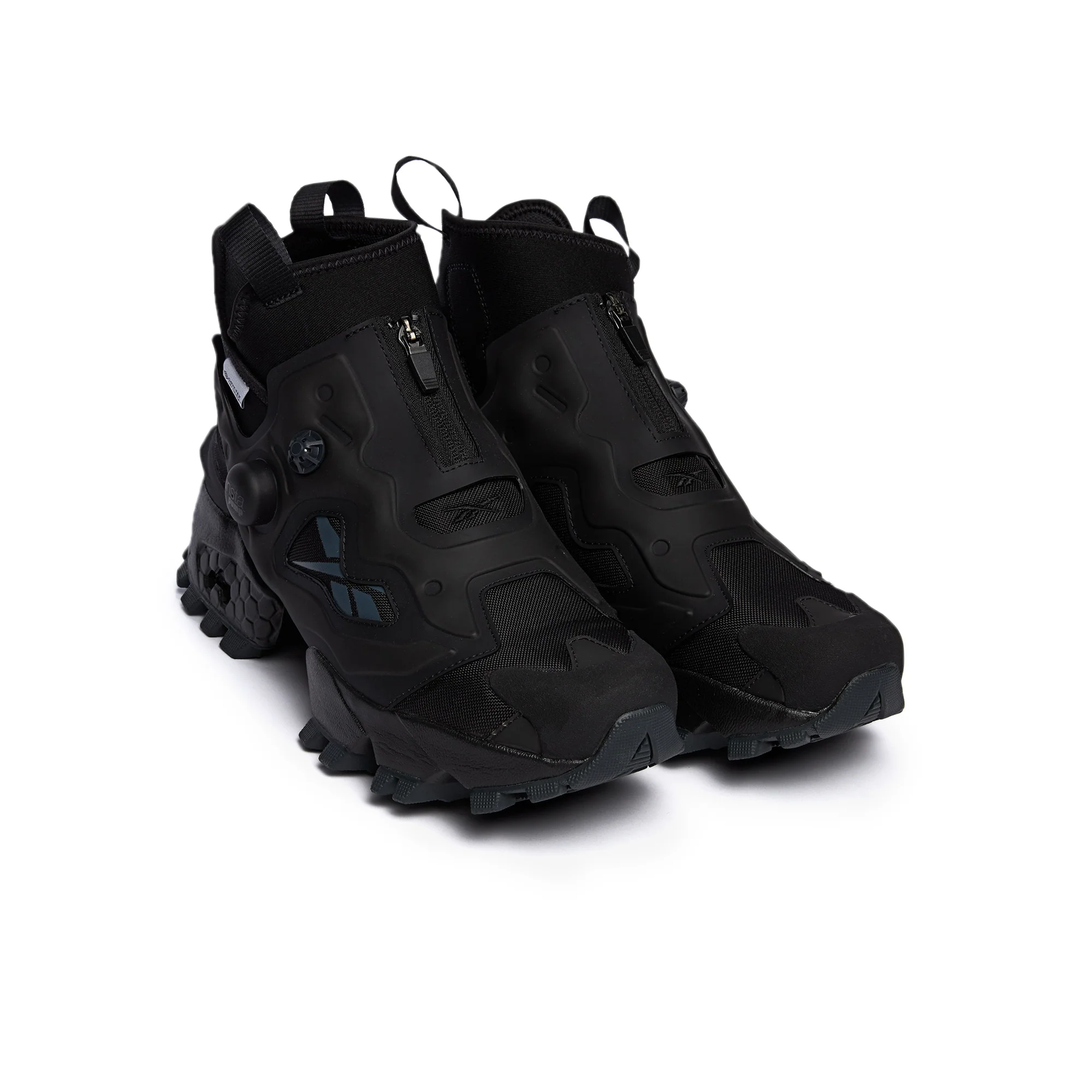 Reebok Mens Instapump Fury X GTX Shoes 'Black/cold grey' - Image 2