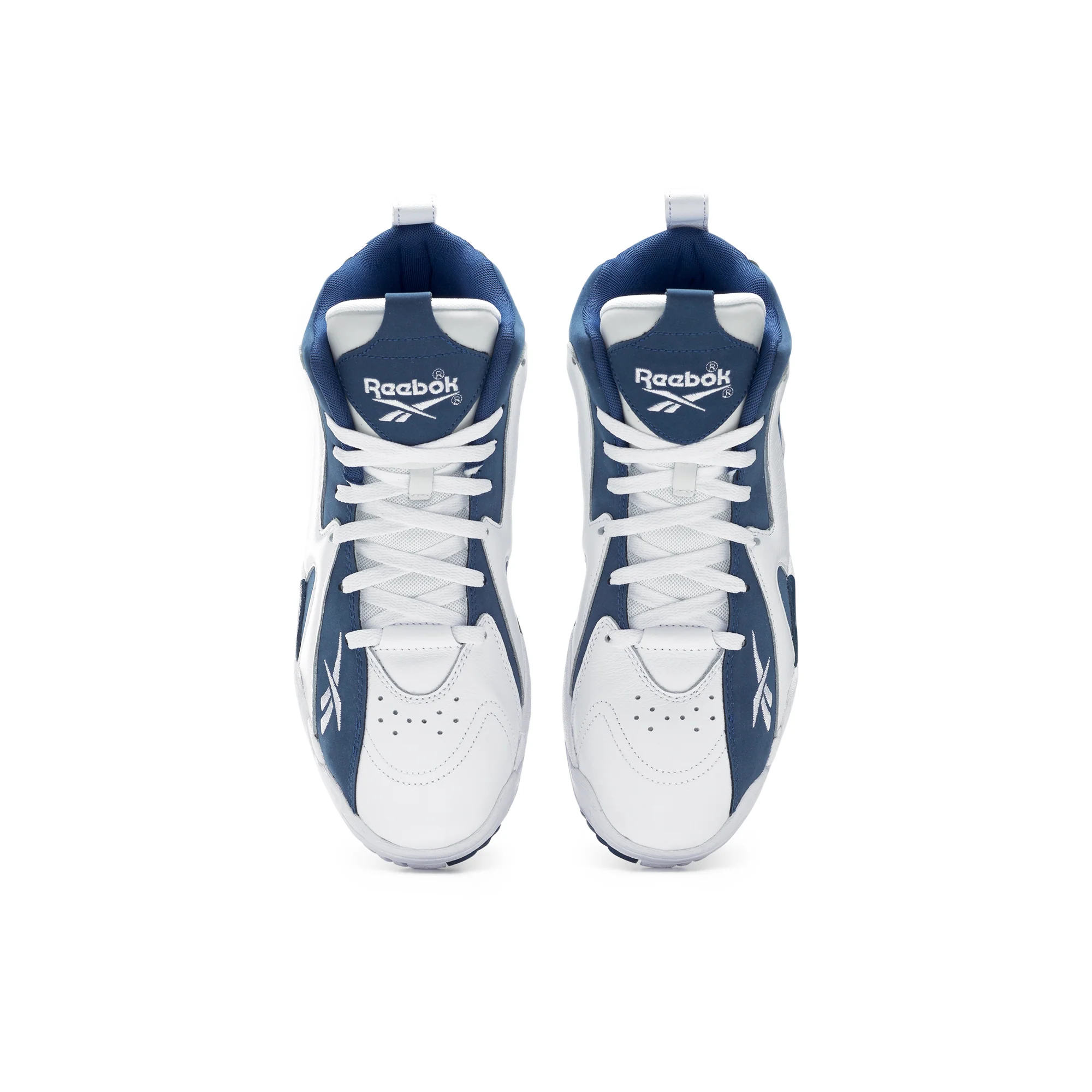 Reebok Mens Kamikaze II Low '96 Allstar GameShoes 'White/Blue' - Image 2