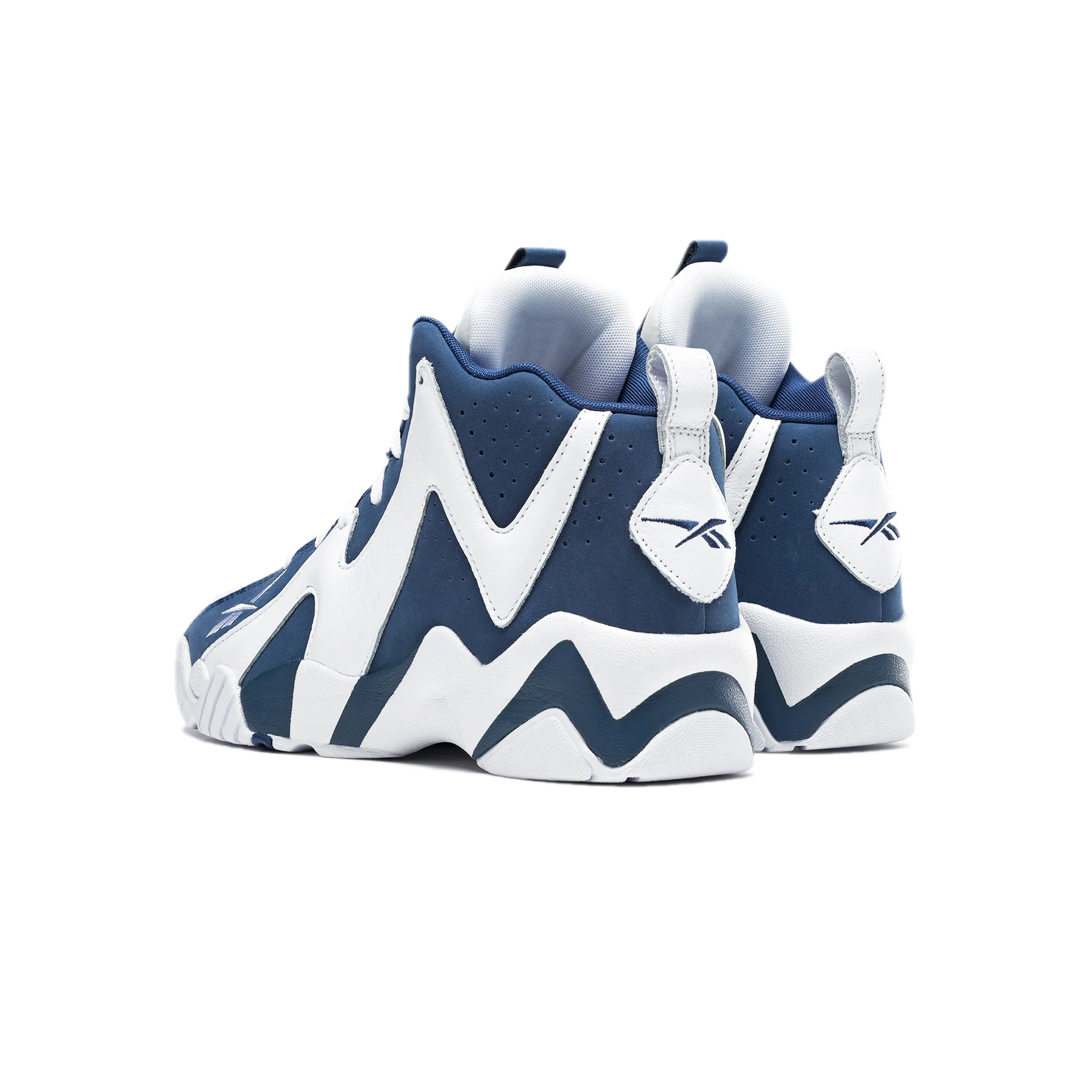 Reebok Mens Kamikaze II Low '96 Allstar GameShoes 'White/Blue' - Image 3