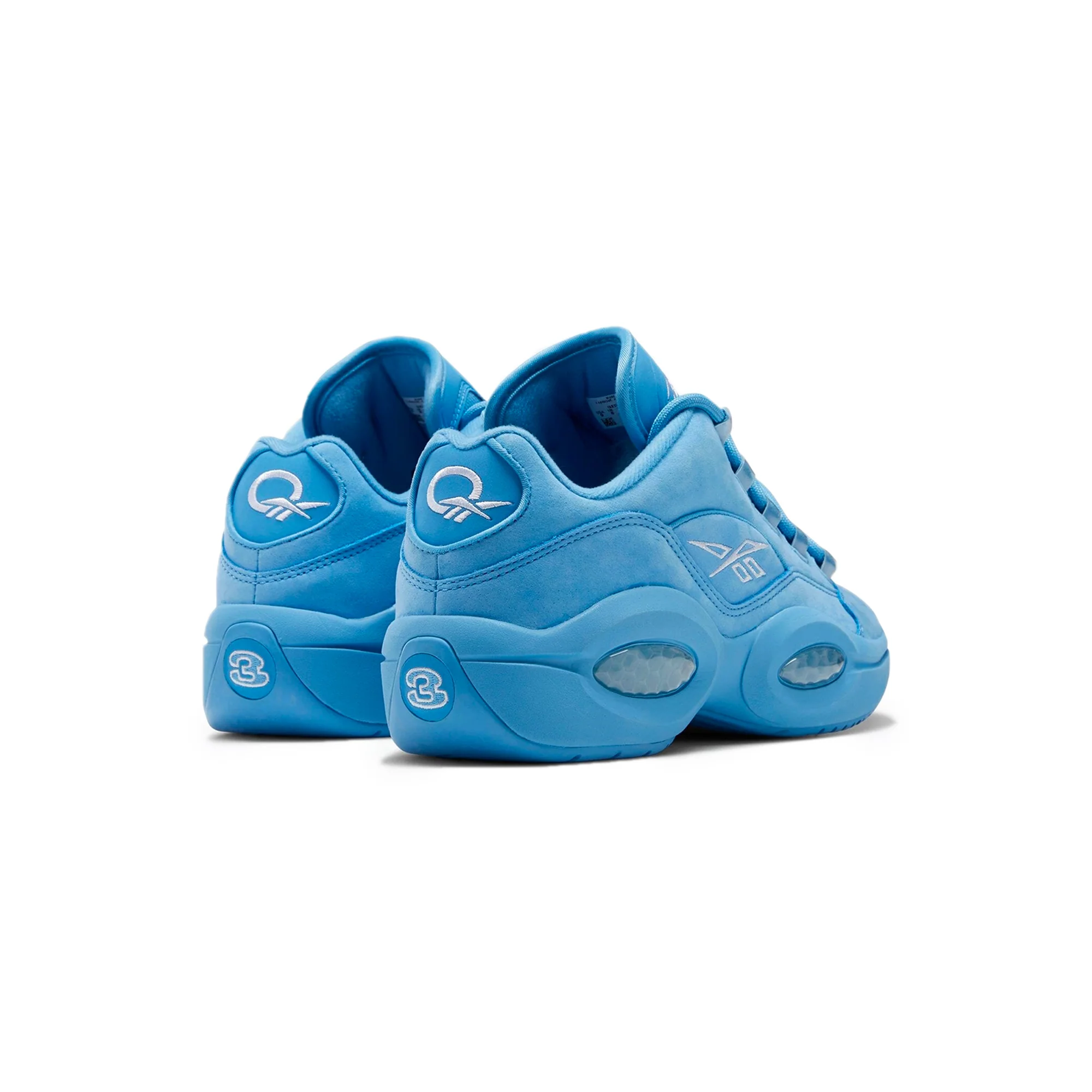 Reebok Mens Question Low Shoes Essential Blue - Image 3
