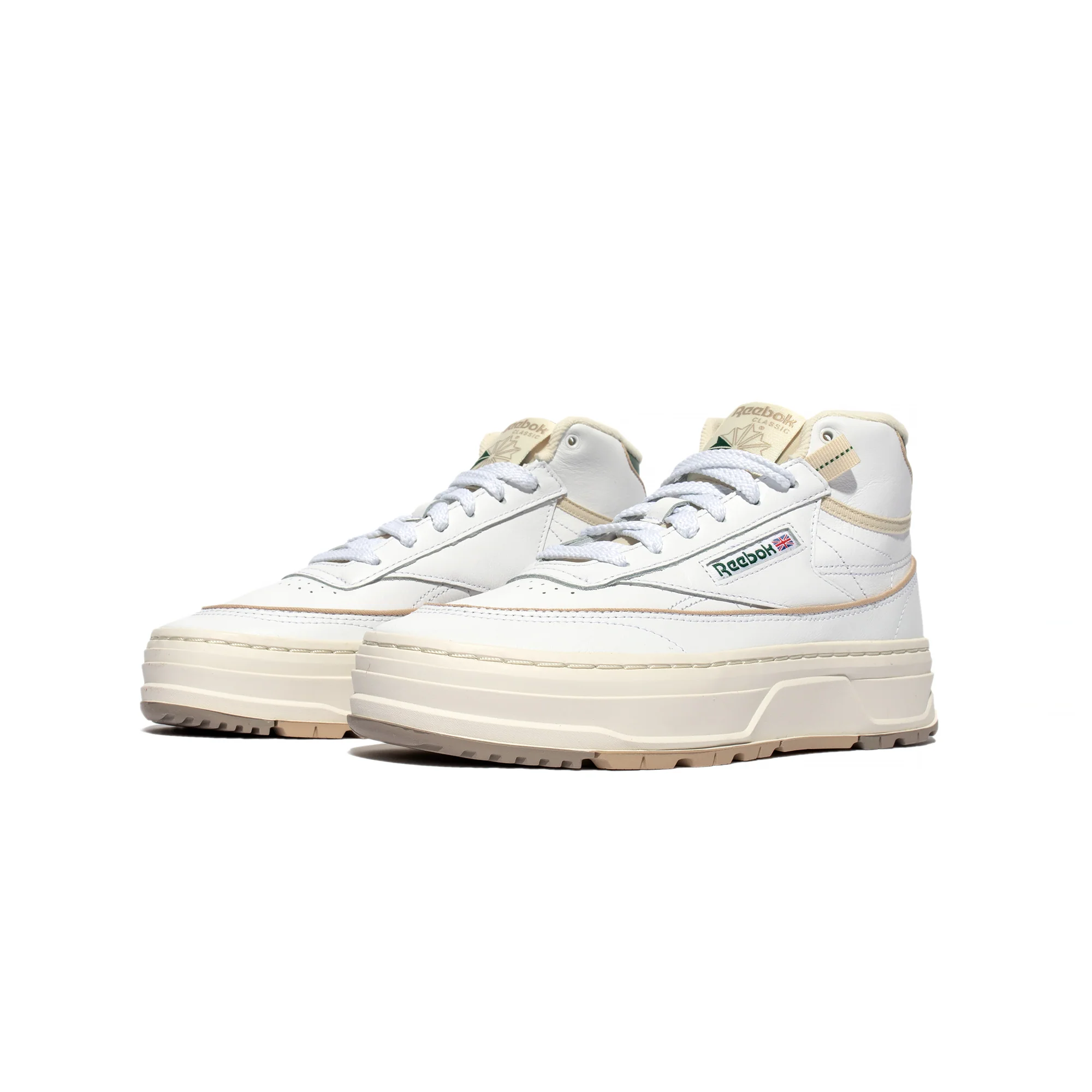 Reebok Womens Club C Geo Mid Shoes - Image 2