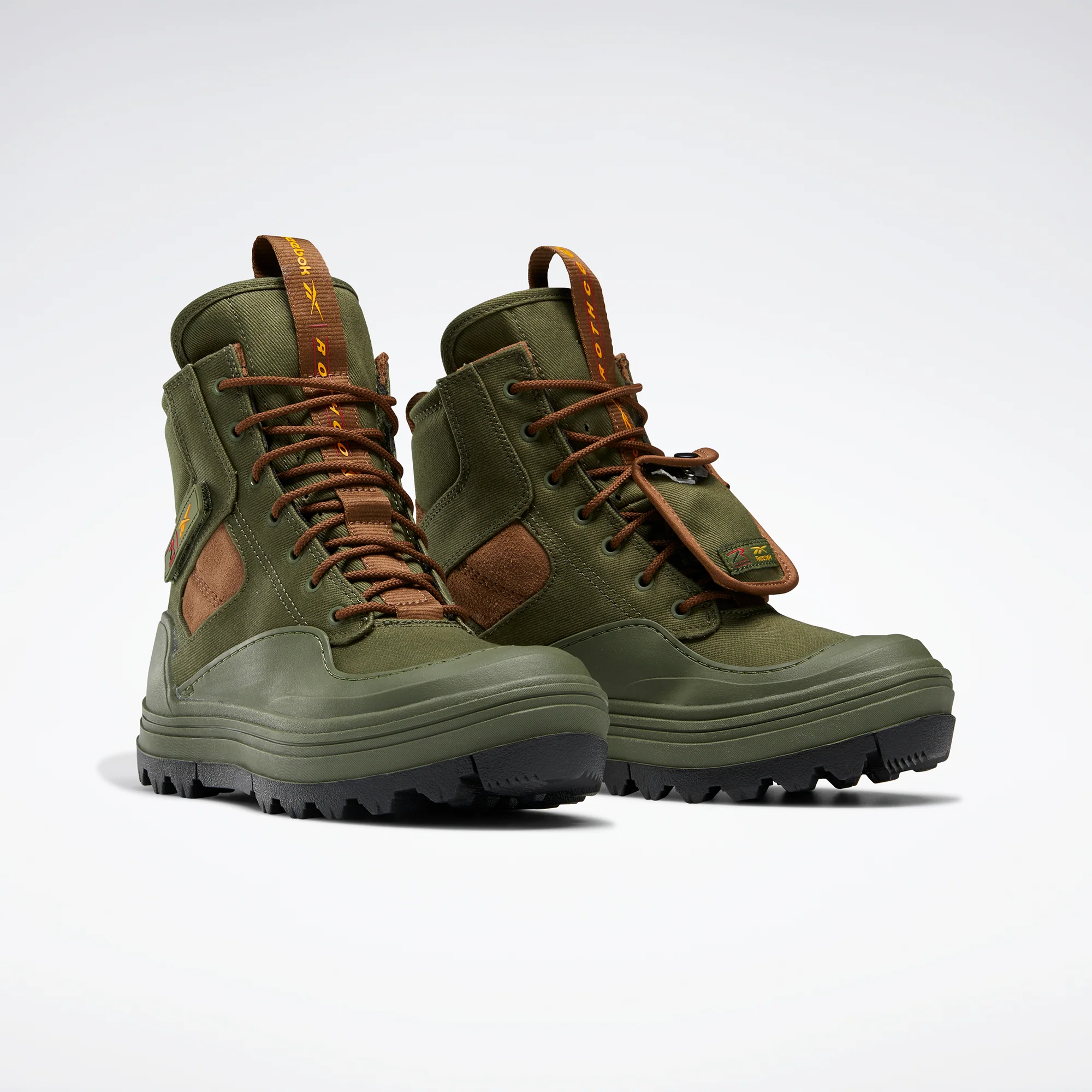 Reebok Womens Club C Cleated Mid Shoes 'Moss Green' - Image 2
