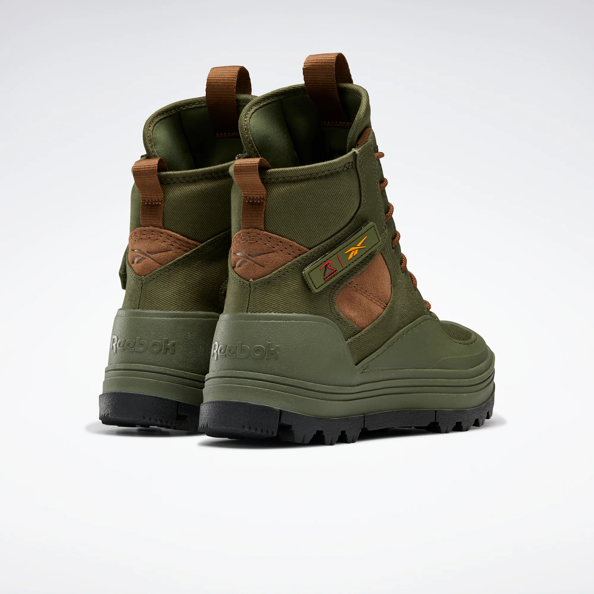 Reebok Womens Club C Cleated Mid Shoes 'Moss Green' - Image 3