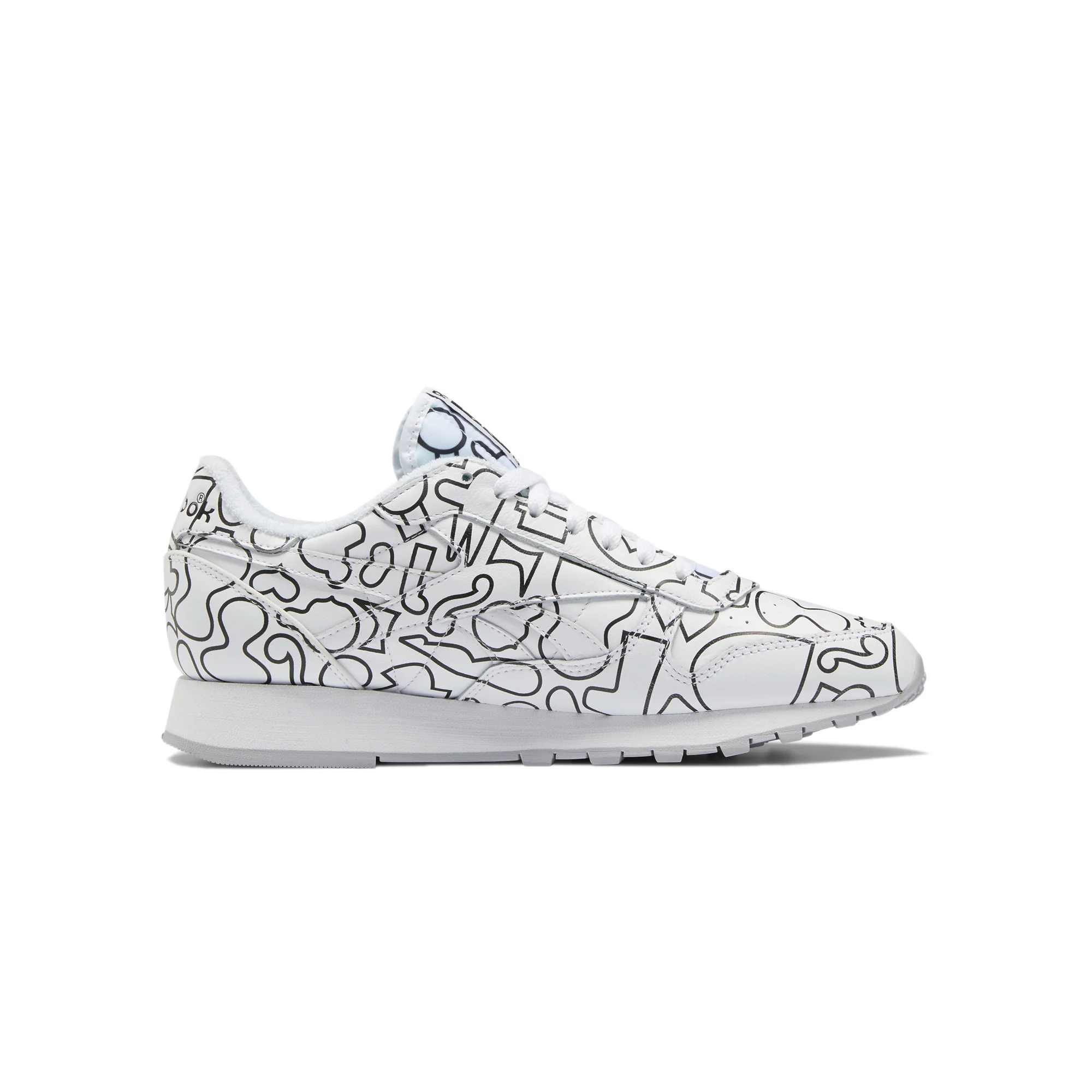 Reebok X Eames Mens Classic Leather Shoes White - Image 4