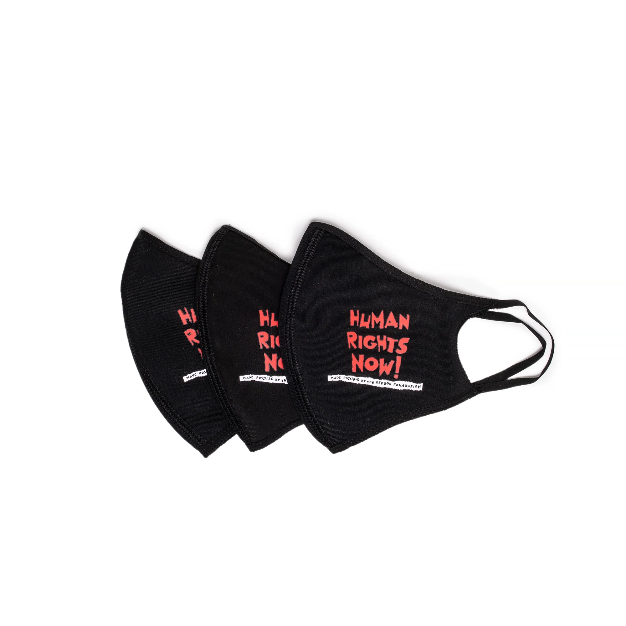 Reebok Mens Human Rights Now Face Cover 'Black'
