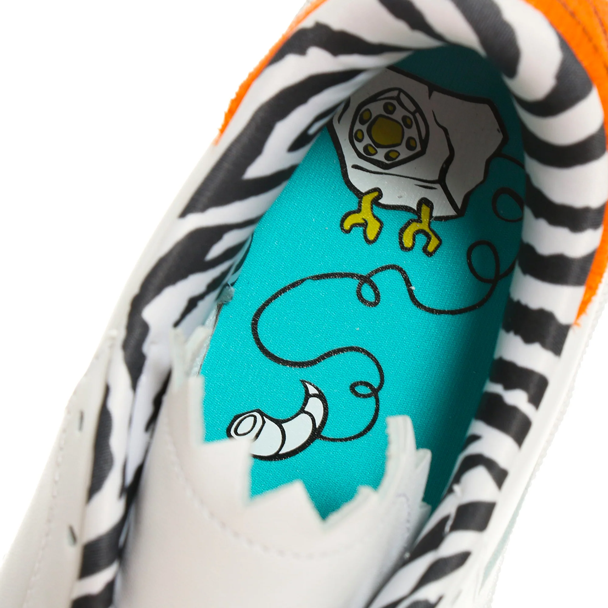 Reebok Mens Club C Shoes 'Ftwr white/black/thermal orange' - Image 4