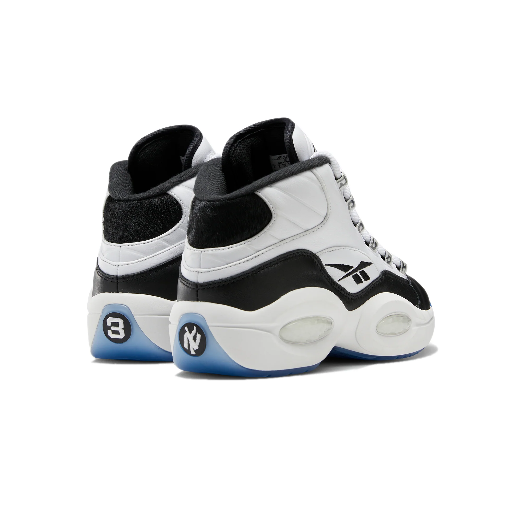 Reebok Mens Question Mid Shoes - Image 3